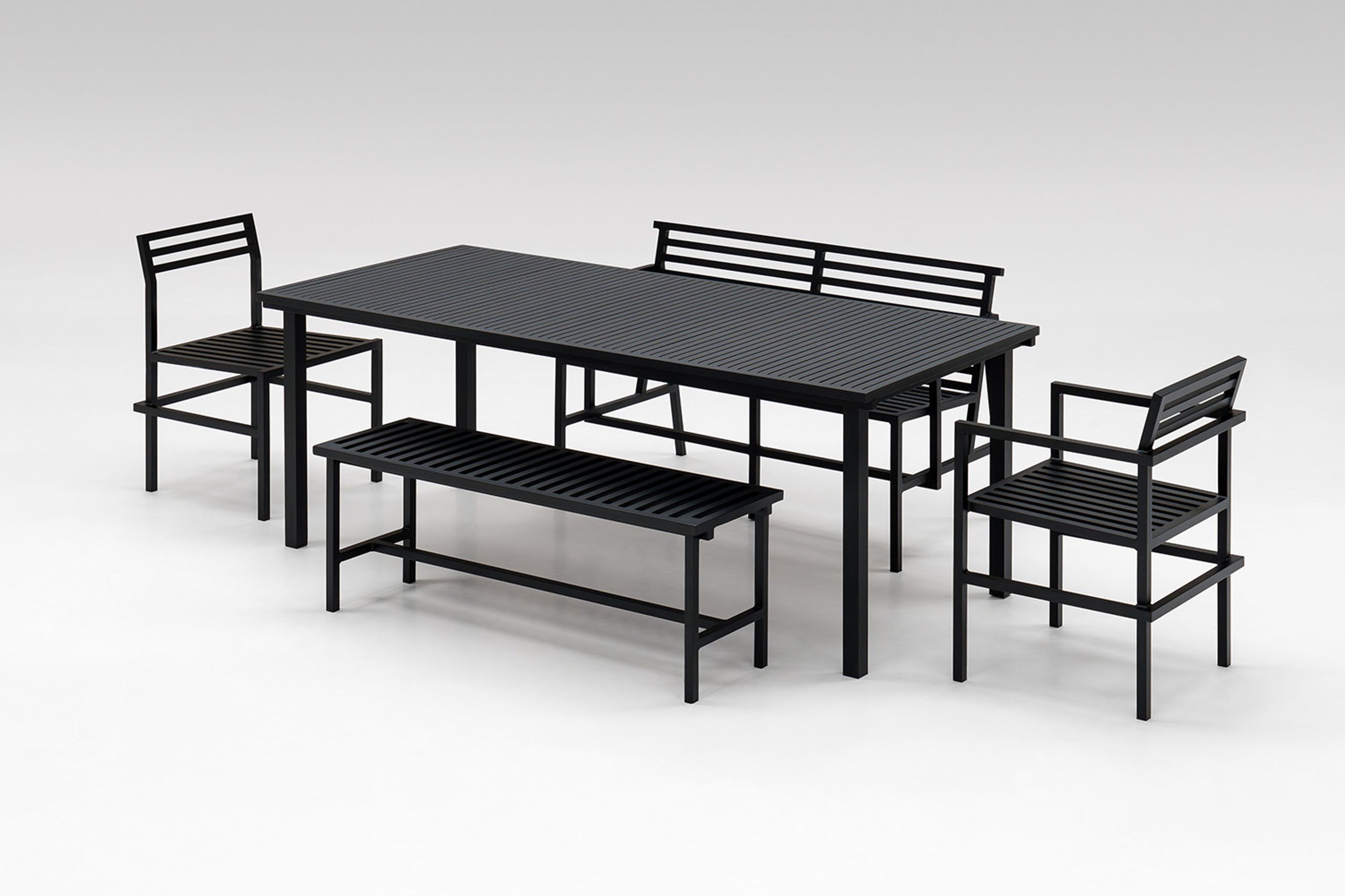 NINE - Bench - 19 Outdoors - Bench - Black