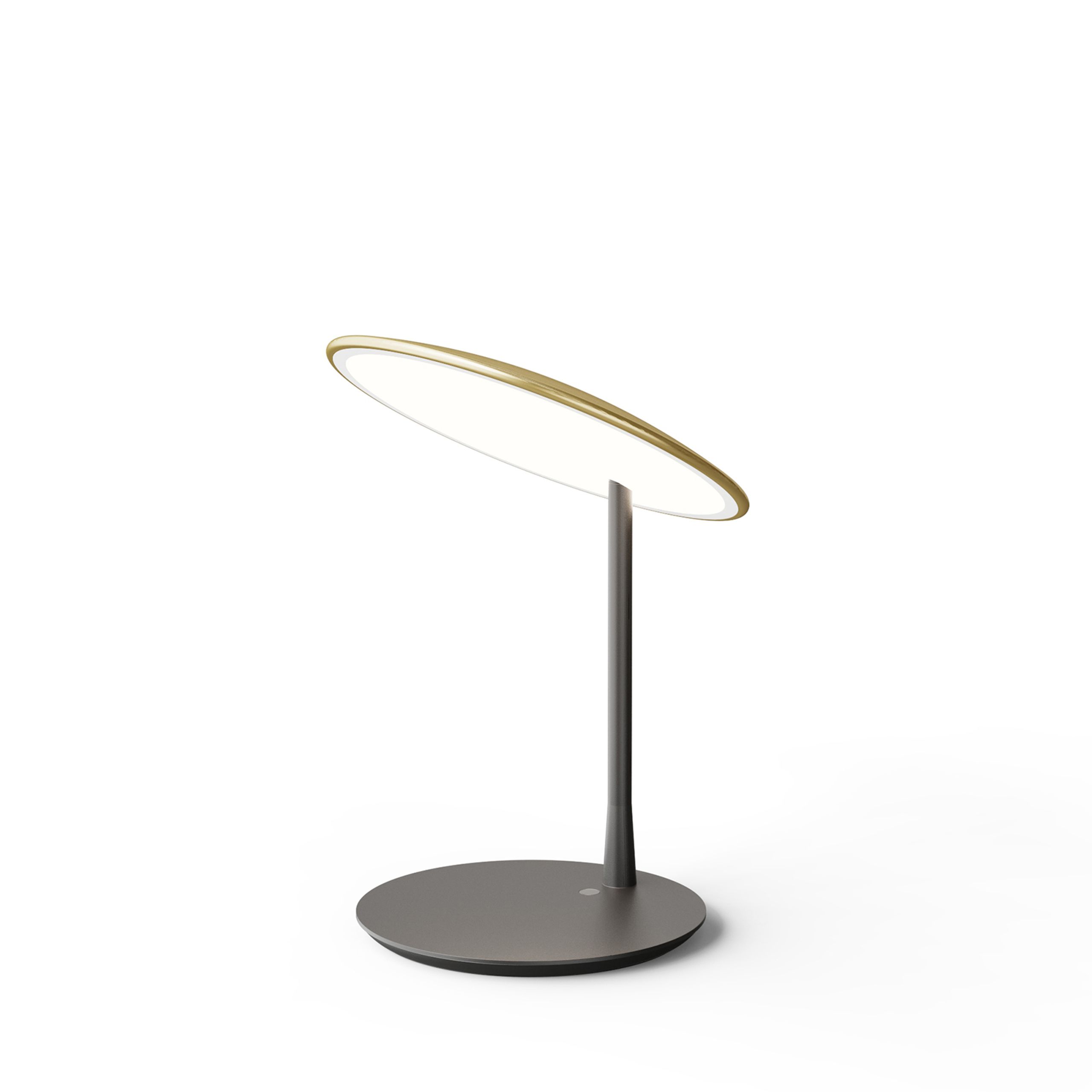 NINE - - Disc - Table Light - Brushed Brass/Black