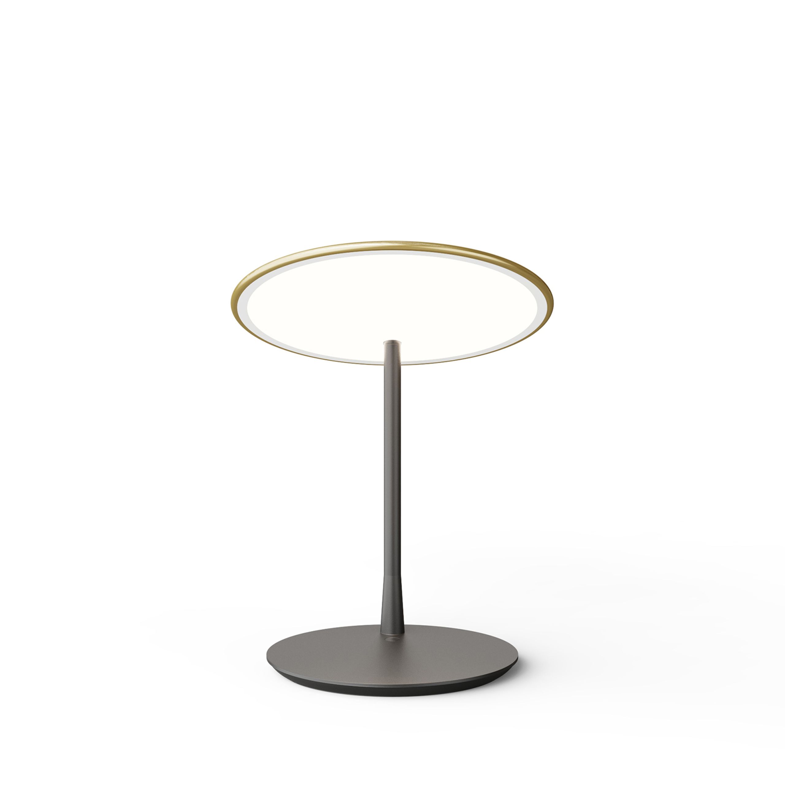 NINE - - Disc - Table Light - Brushed Brass/Black