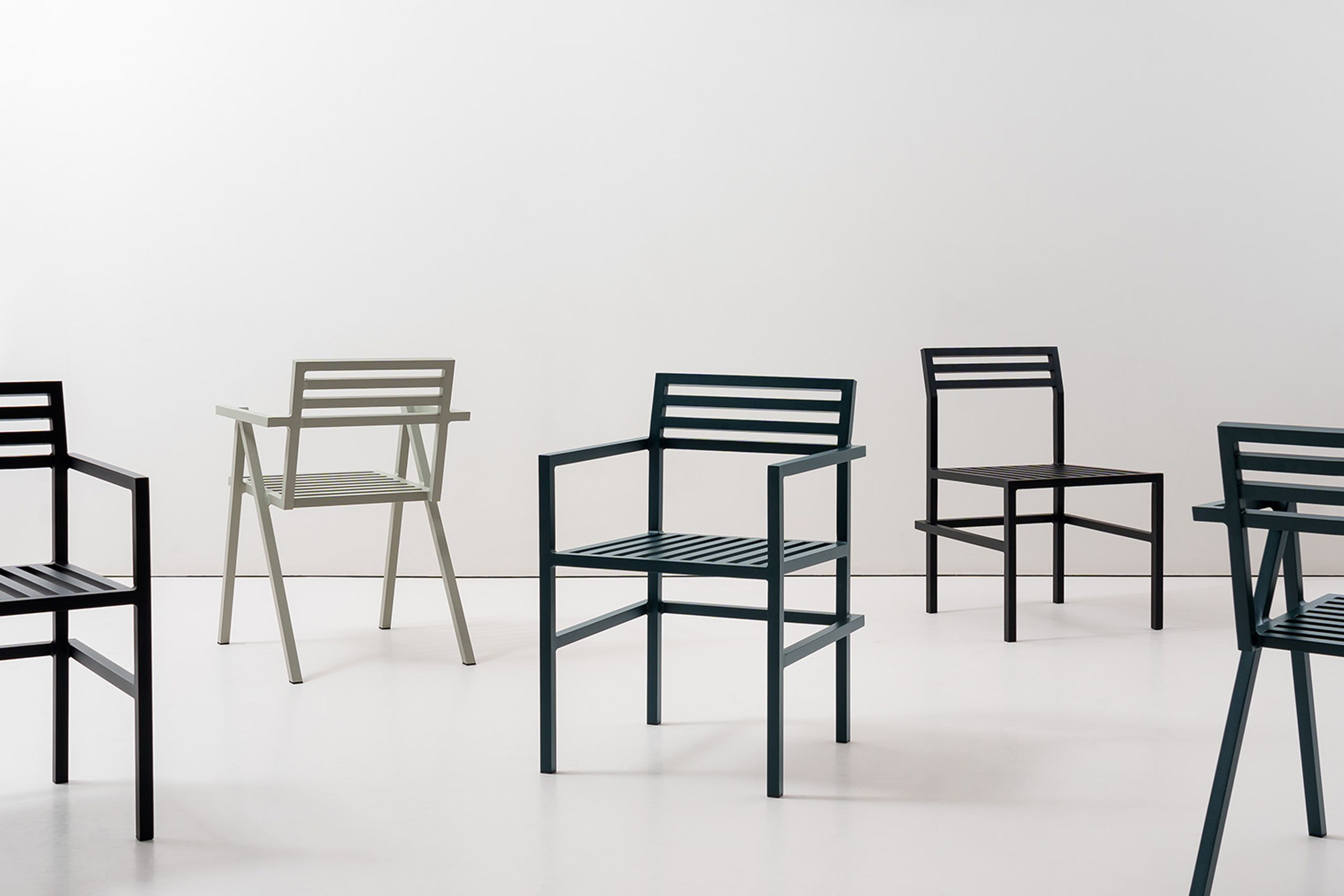 NINE - Dining chair - 19 Outdoors - Dining Chair (2 Pcs/box) - Black