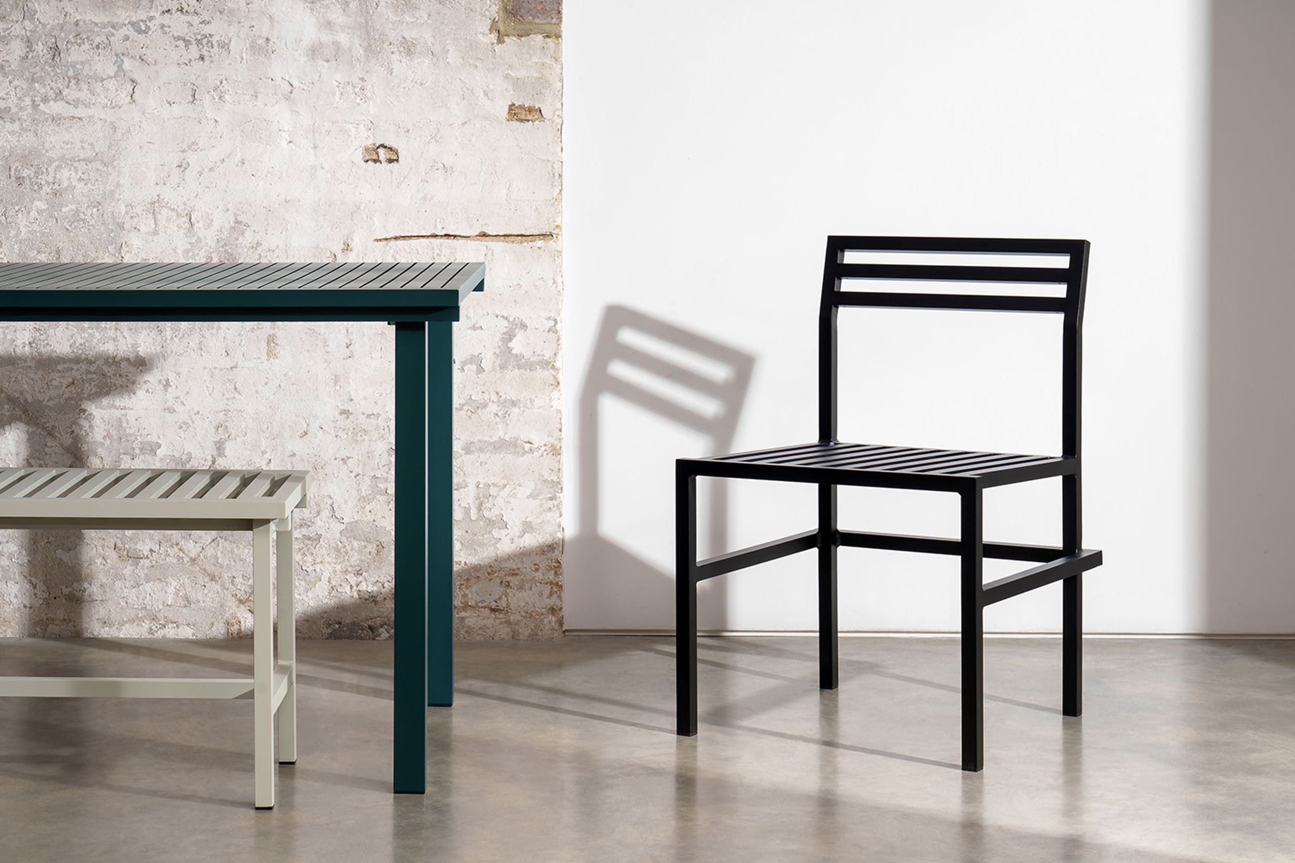 NINE - Dining chair - 19 Outdoors - Dining Chair (2 Pcs/box) - Black