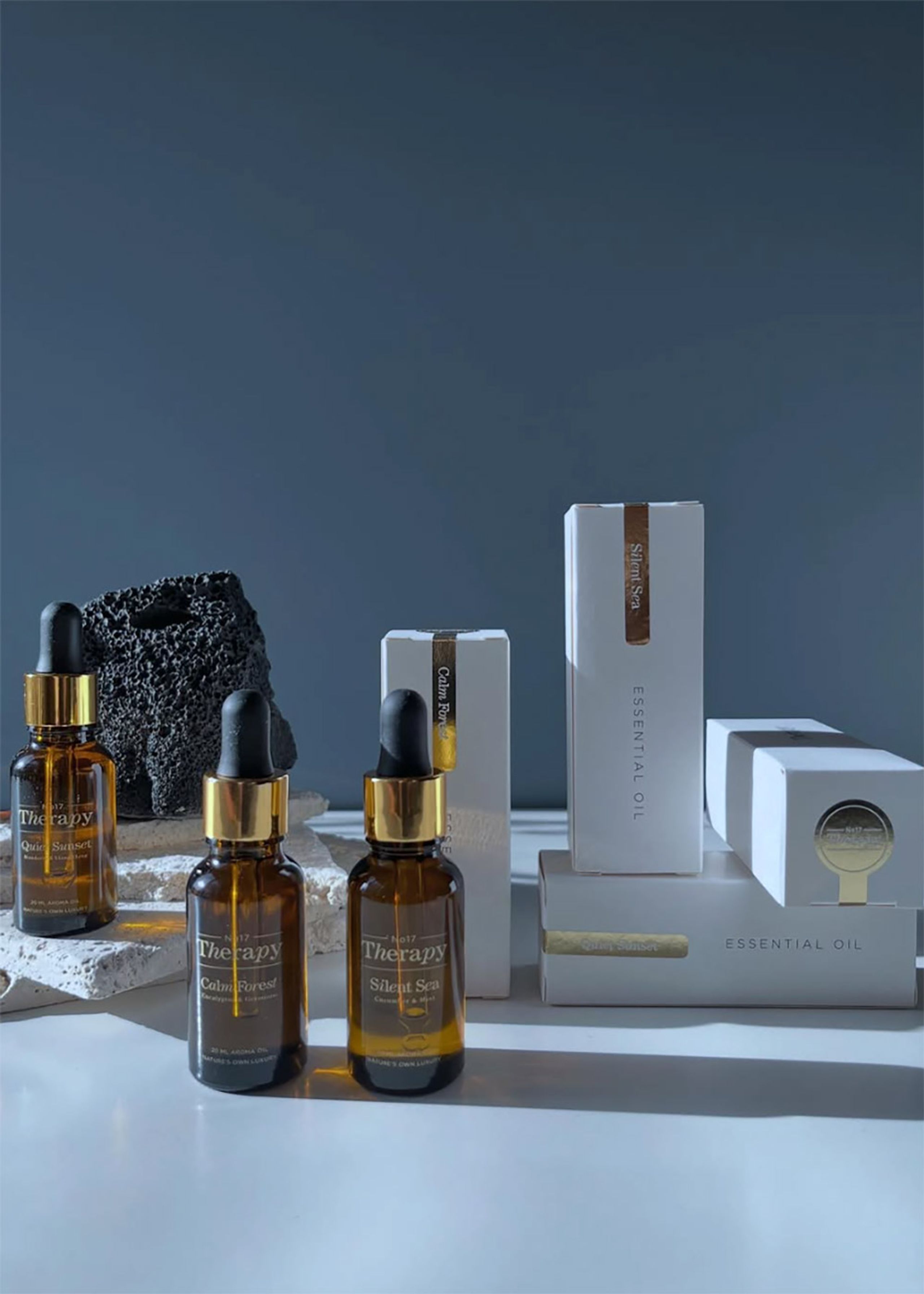 No17 Therapy - Scent freshener - Essential Aroma Oils - Quiet Sunset / Mandarin & Ylang Ylang