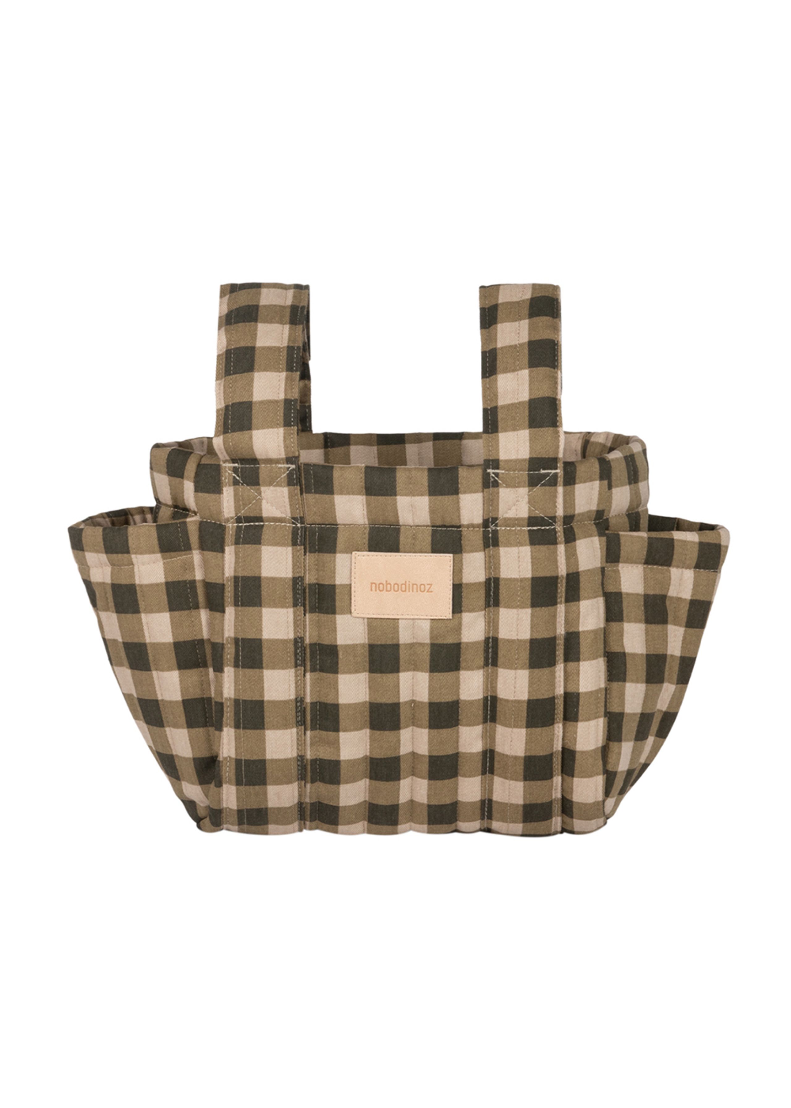 Nobodinoz - Kinderwagen-Zubehör - Hyde Park Stroller Organizer - Green Checks