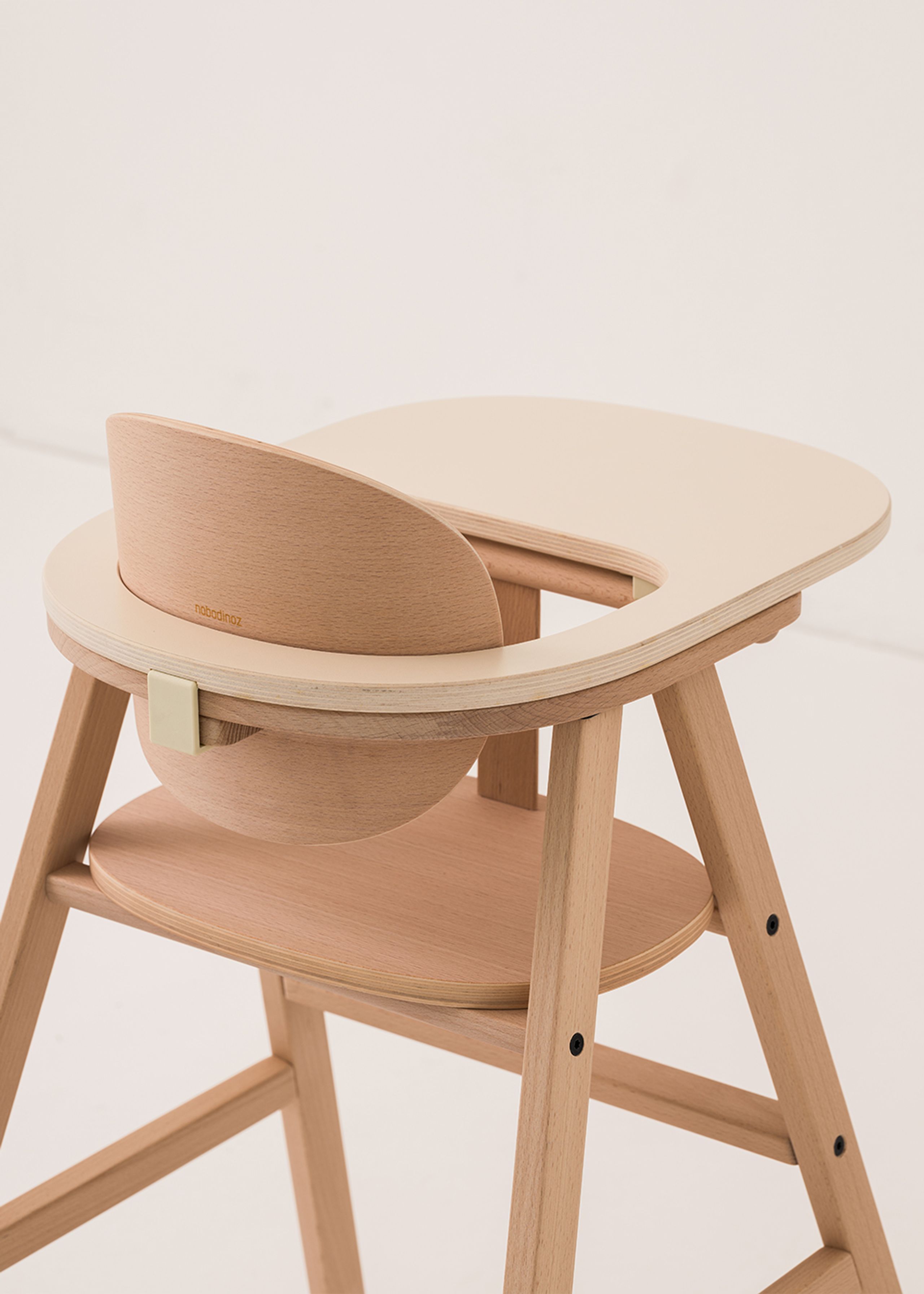 Nobodinoz - Korkea tuoli - Growing Green Tray Table - Plywood
