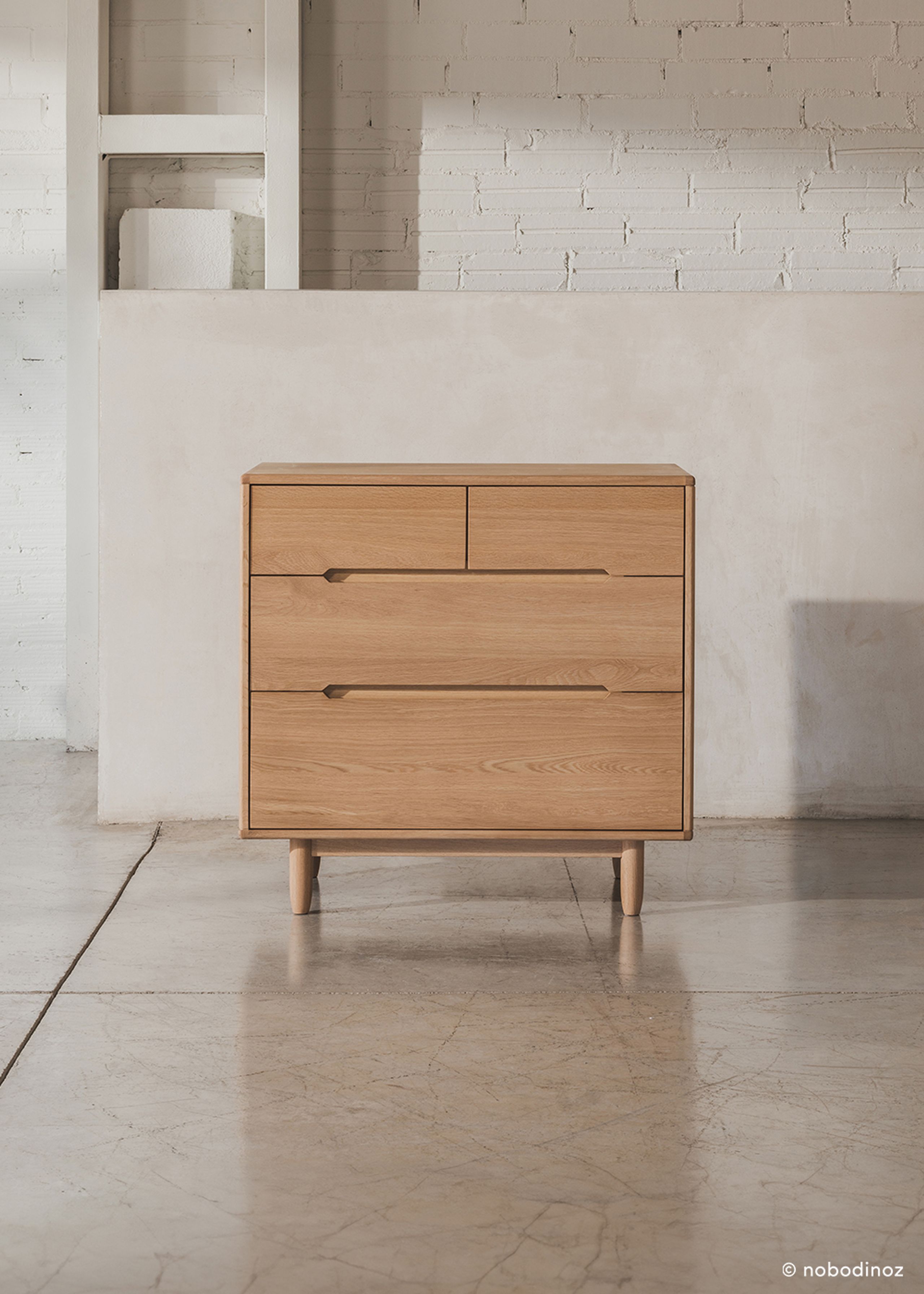 Nobodinoz - Children's chest of drawers - Pure Dresser - Solid Oak