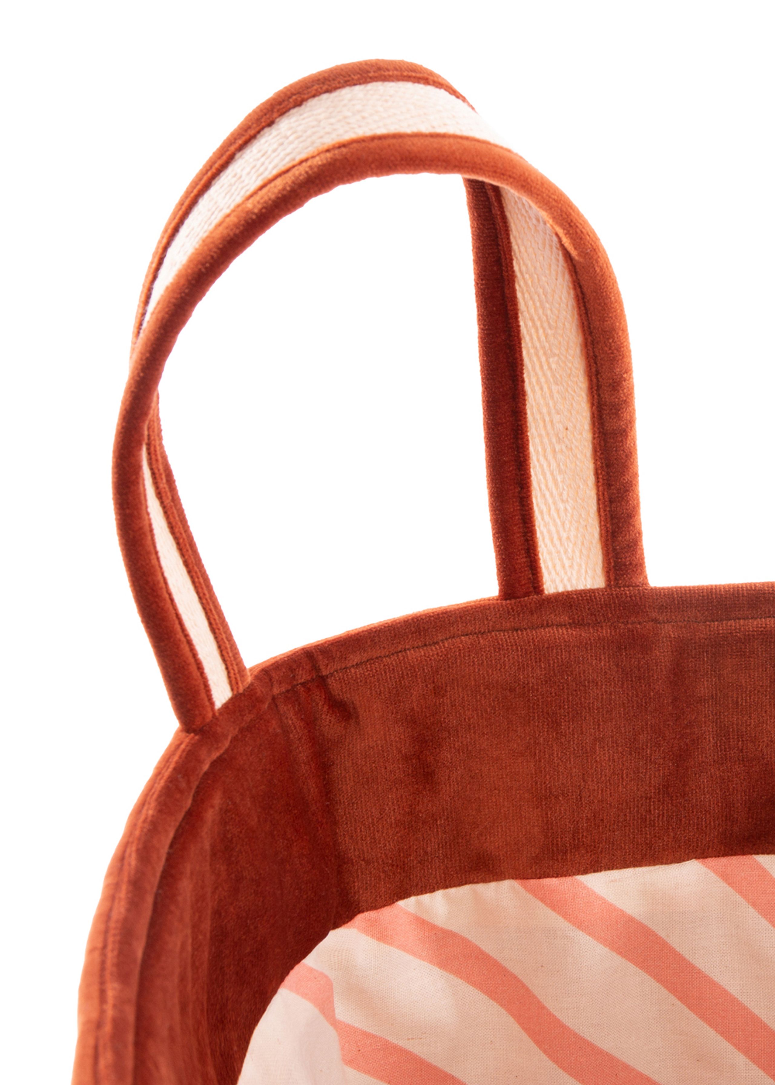 Nobodinoz - Børneopbevaringsboks - Savanna Toy Bag - Wild Brown