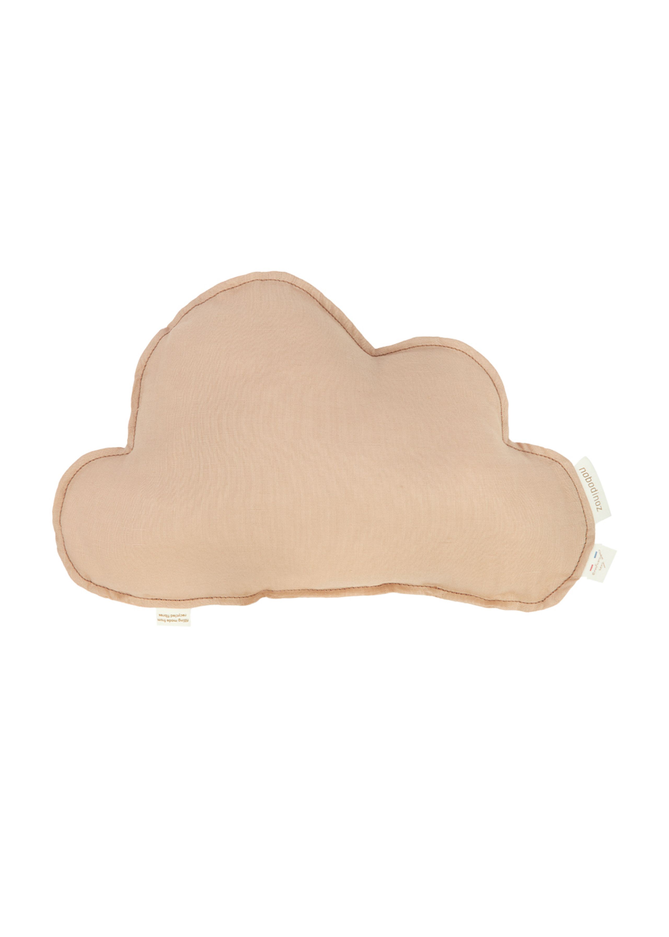 Nobodinoz - Dětský polštář - Lin Français Cloud Cushion - Sand