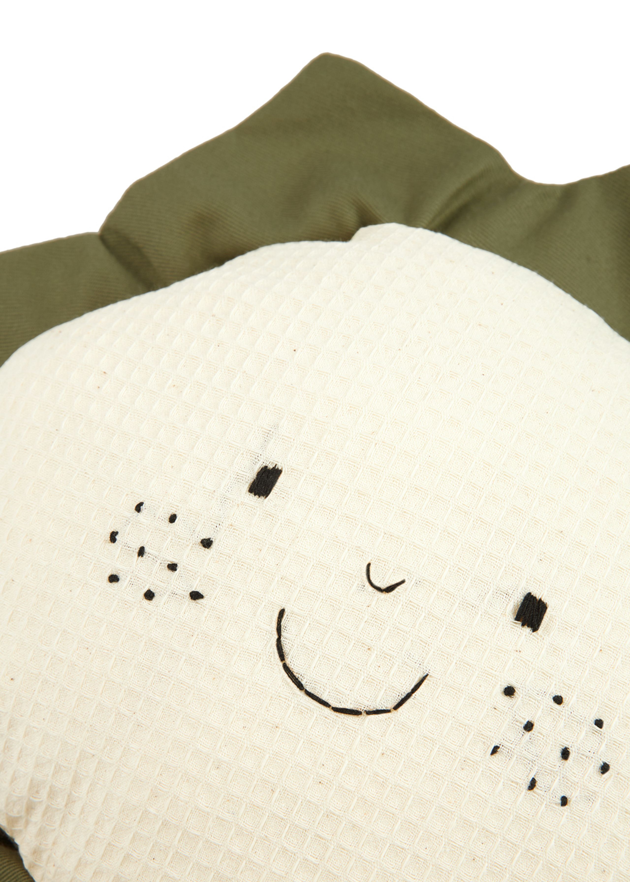 Nobodinoz - Dětský polštář - Organic Garden Cauliflower Cushion - Cauliflower