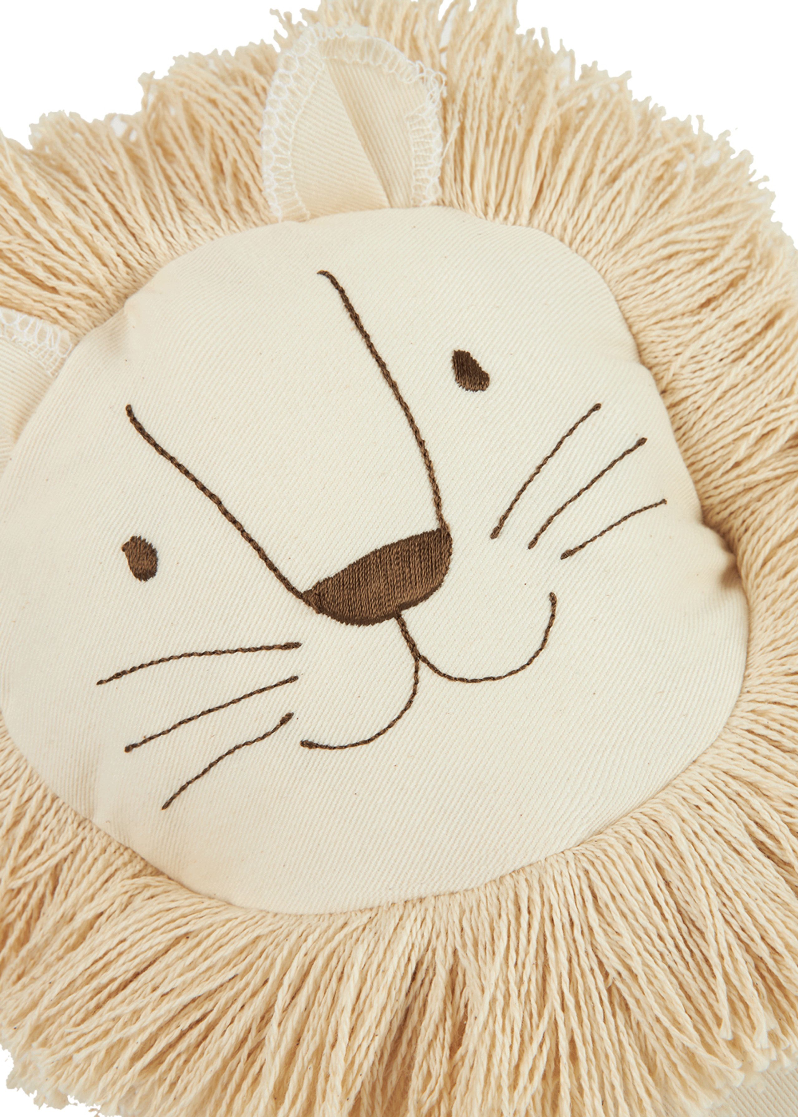 Nobodinoz - Børnepude - White Lion Cushion - White Lion