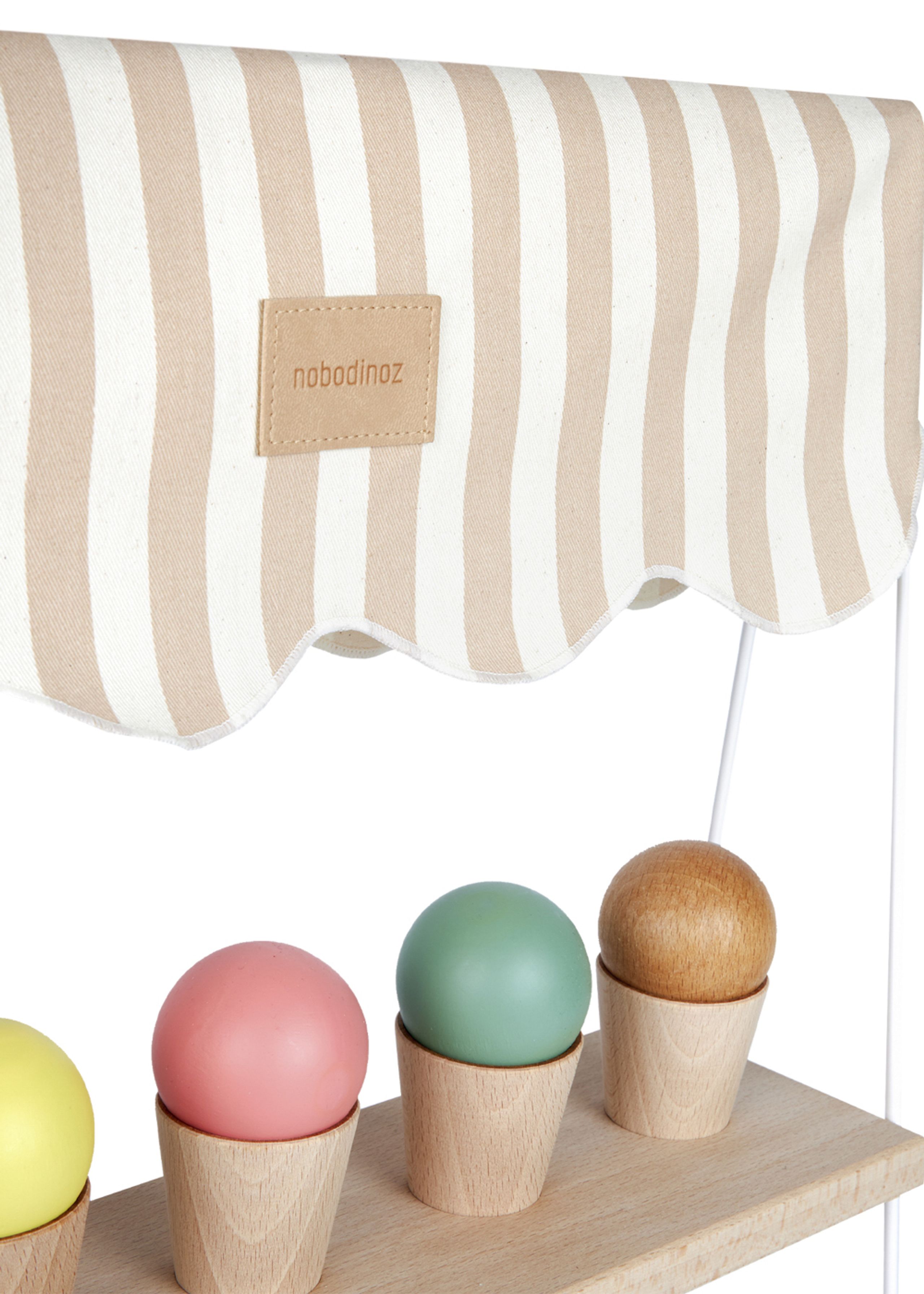 Nobodinoz - Giocattoli - Wooden Ice Cream Corner - Beech