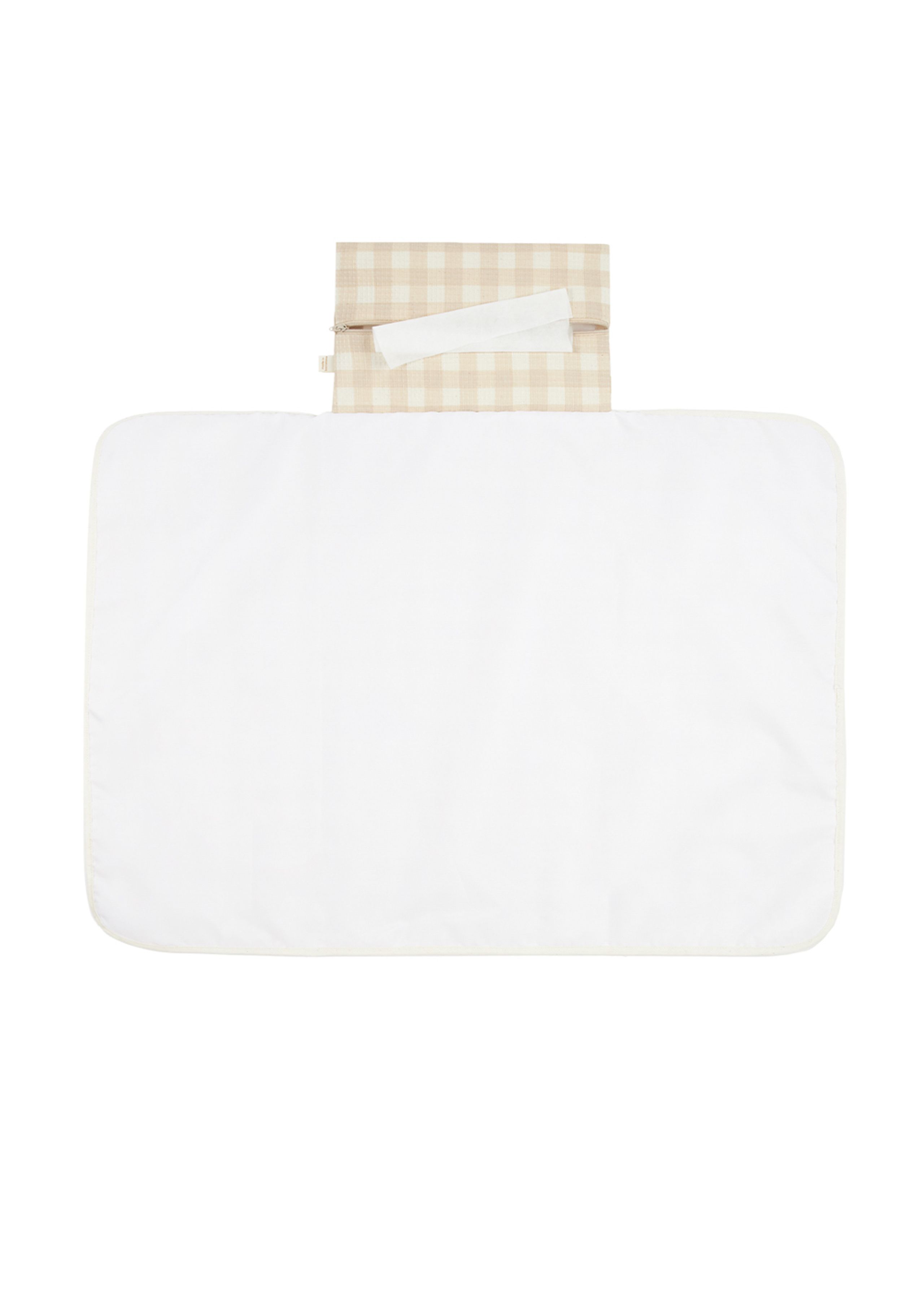 Nobodinoz - Tappetino per il cambio - Mozart Changing Pad - Ivory Checks