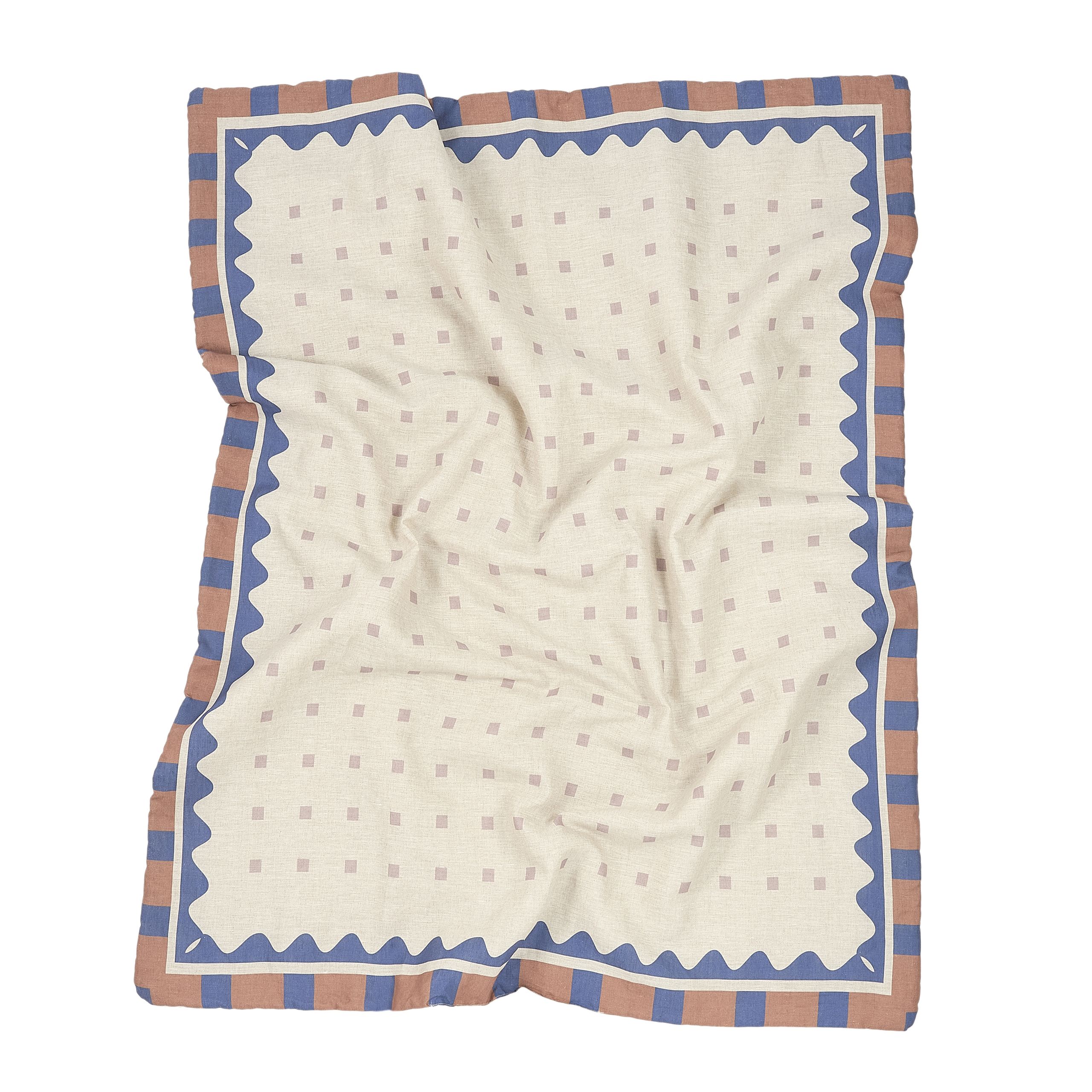 Nobodinoz - Couvre-lit - Quilt In French Linen Vibes - Blue