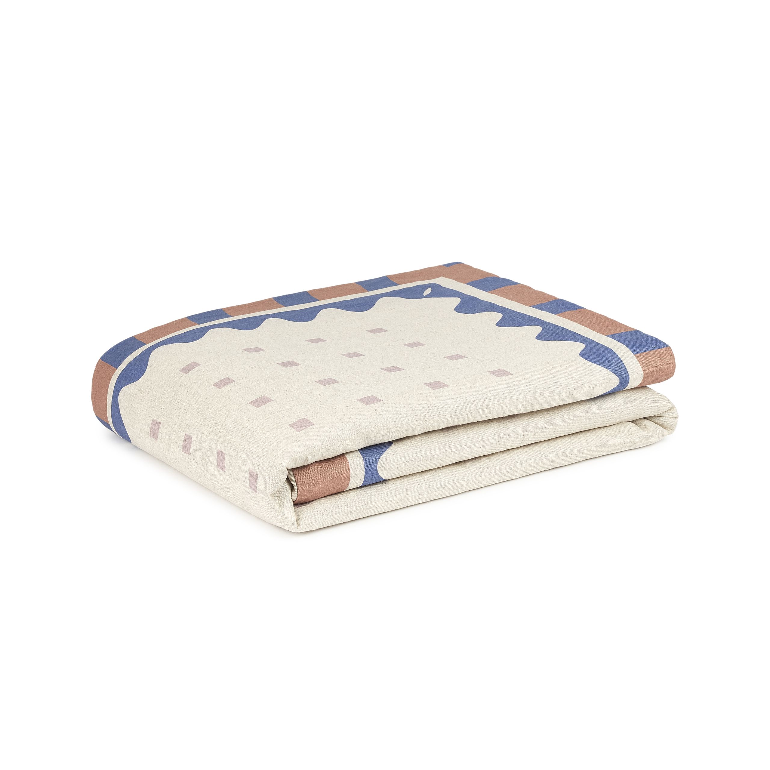 Nobodinoz - Couvre-lit - Quilt In French Linen Vibes - Blue