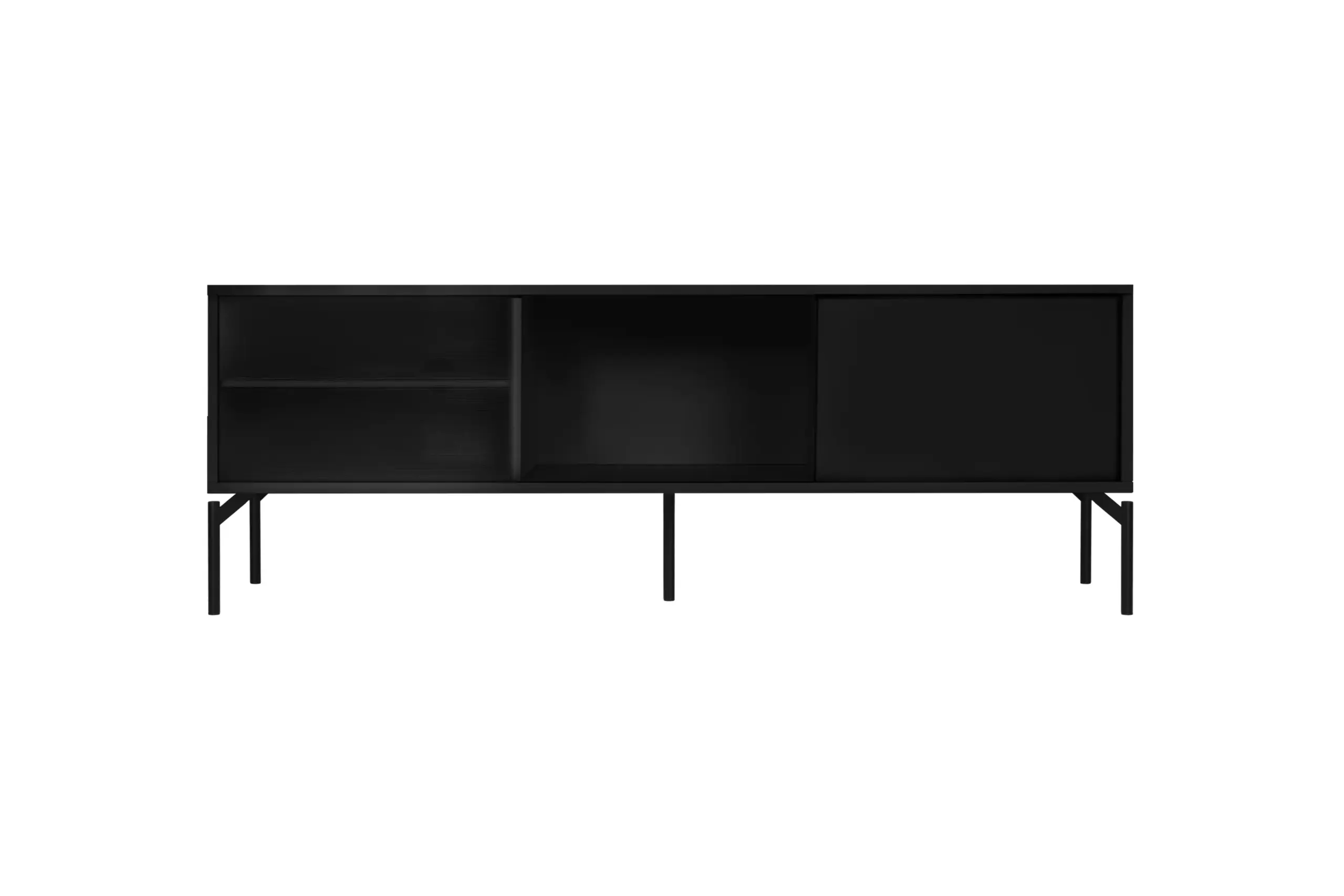 noo.ma - Koc dla dzieci - Met Tv Stand - Vulcano Black