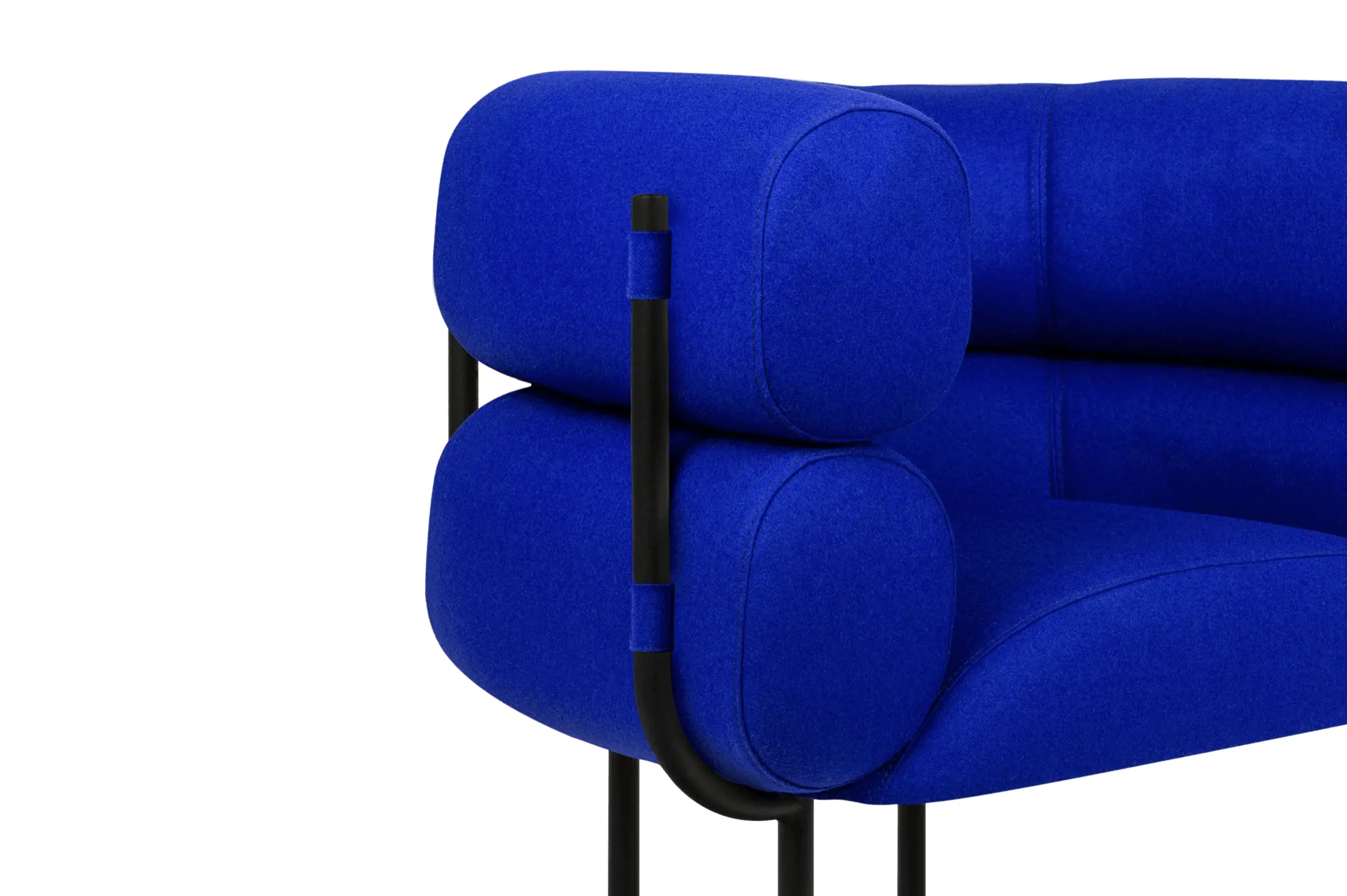 noo.ma - Loungesessel - Ubi Armchair - Blueberry Pie Wool