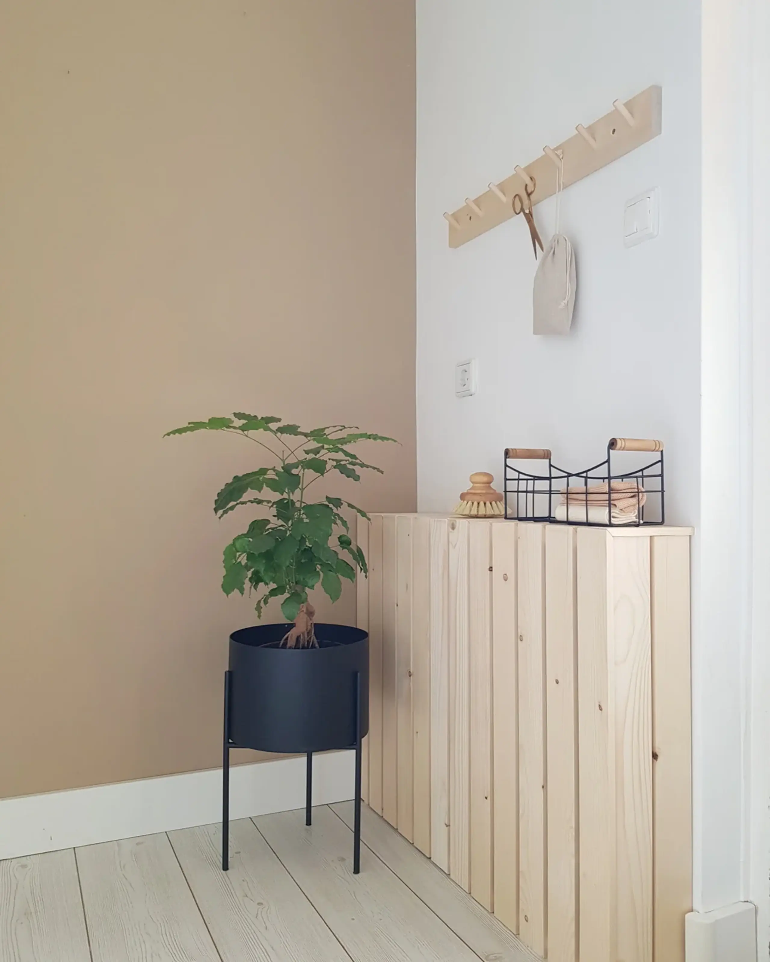 noo.ma - Boîte à plantes - Maki Plant Pot - Wide - Vulcano Black