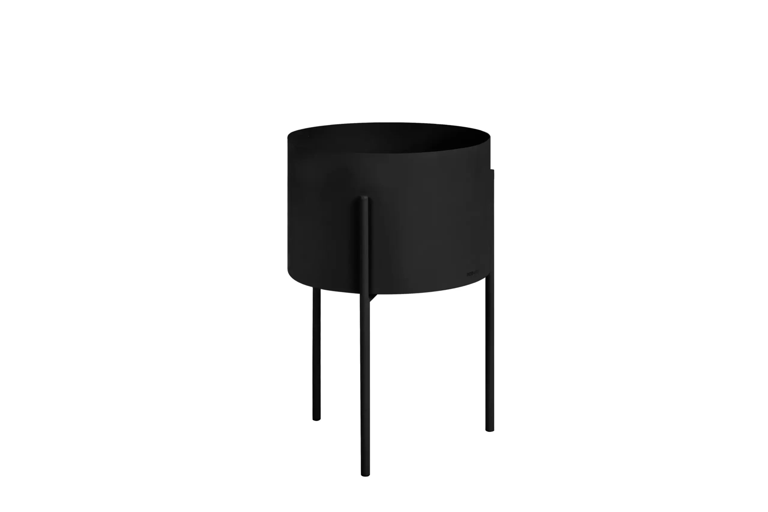 noo.ma - Boîte à plantes - Maki Plant Pot - Wide - Vulcano Black