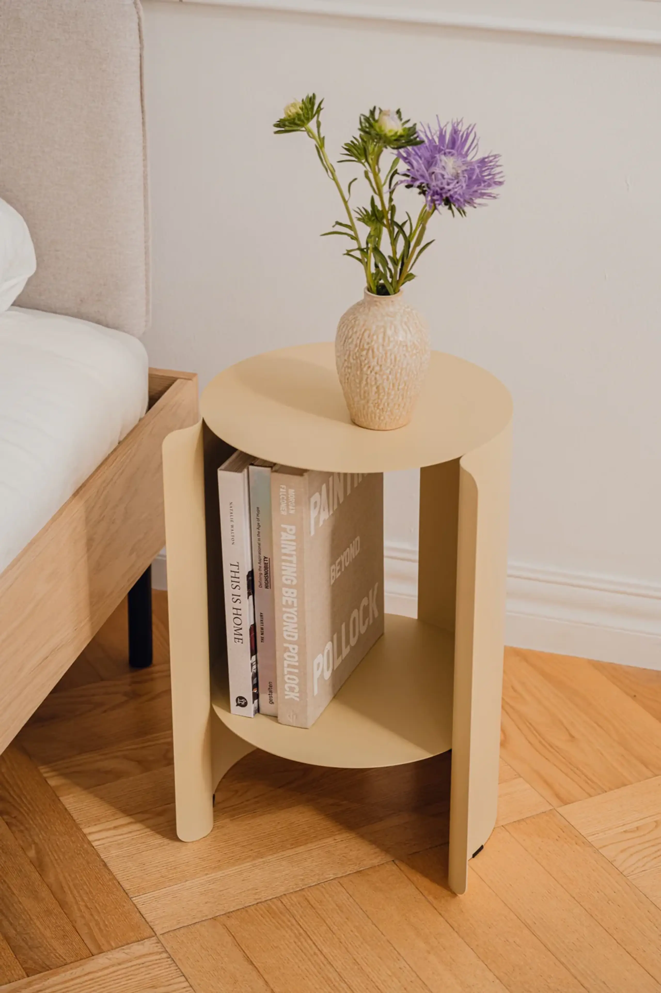 noo.ma - Cambiador - Wa Side Table - Butter Yellow