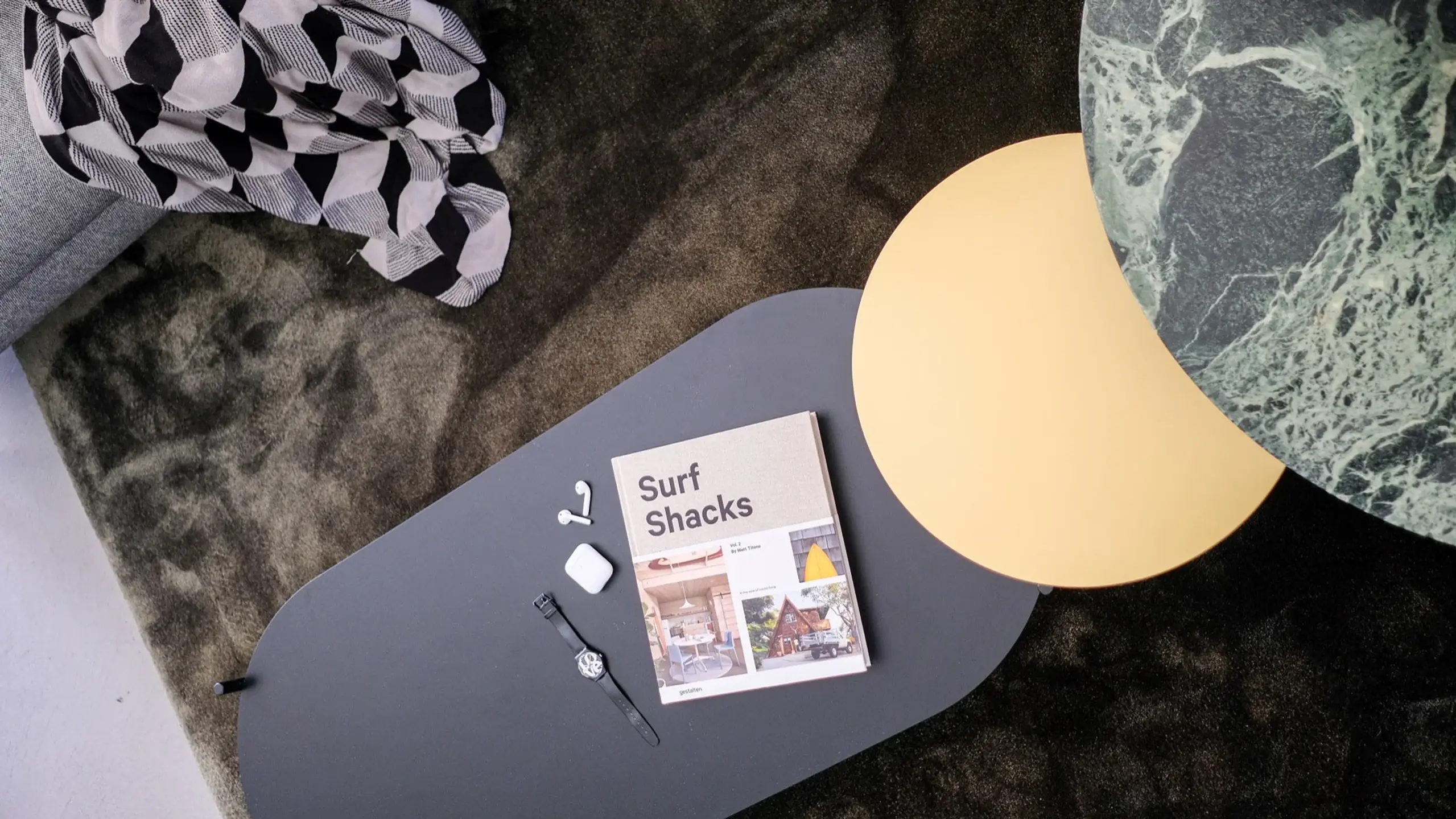 noo.ma - Soffbord - Toglan Coffee Table - Vulcano Black Steel