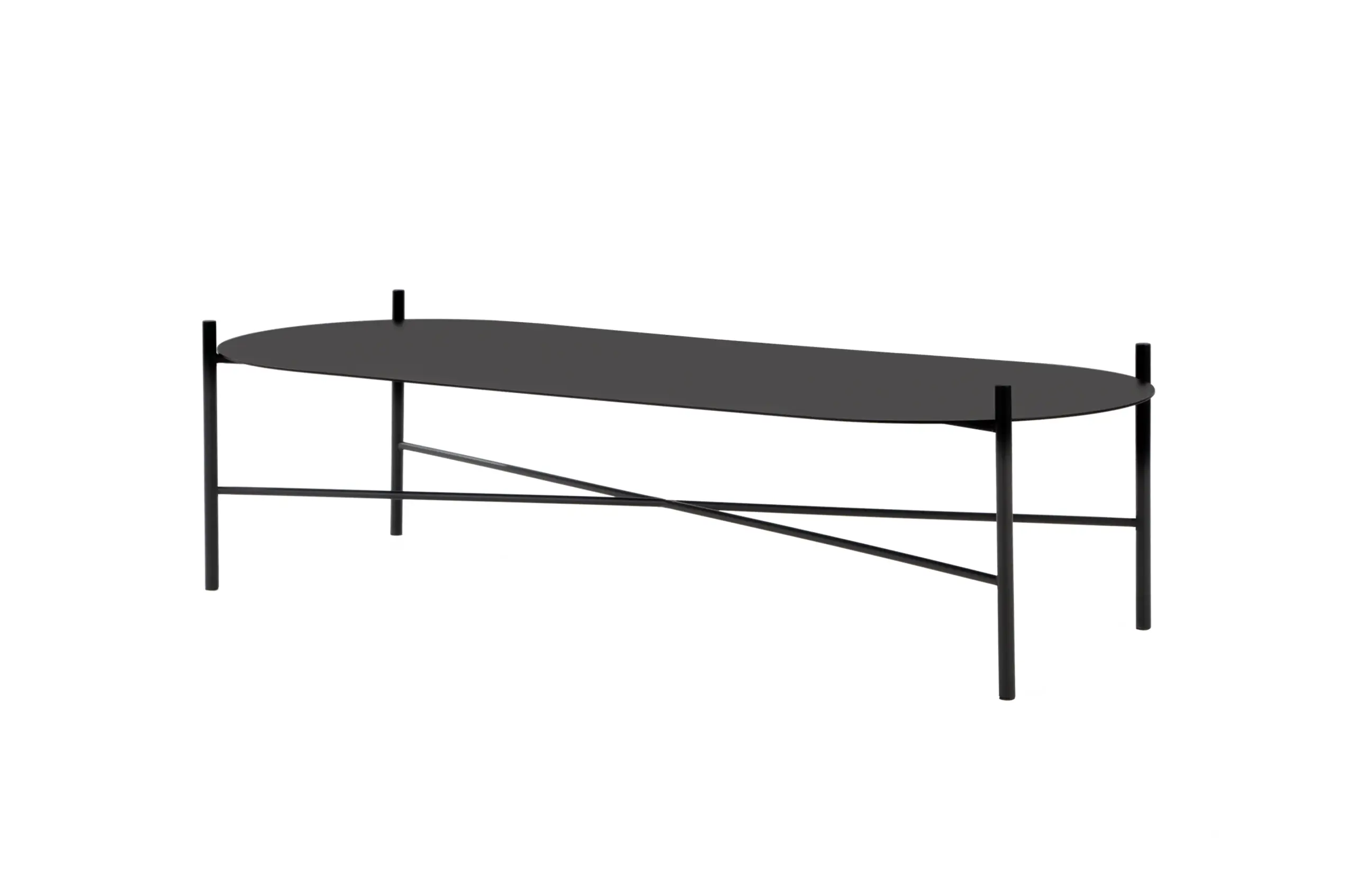 noo.ma - Soffbord - Toglan Coffee Table - Vulcano Black Steel