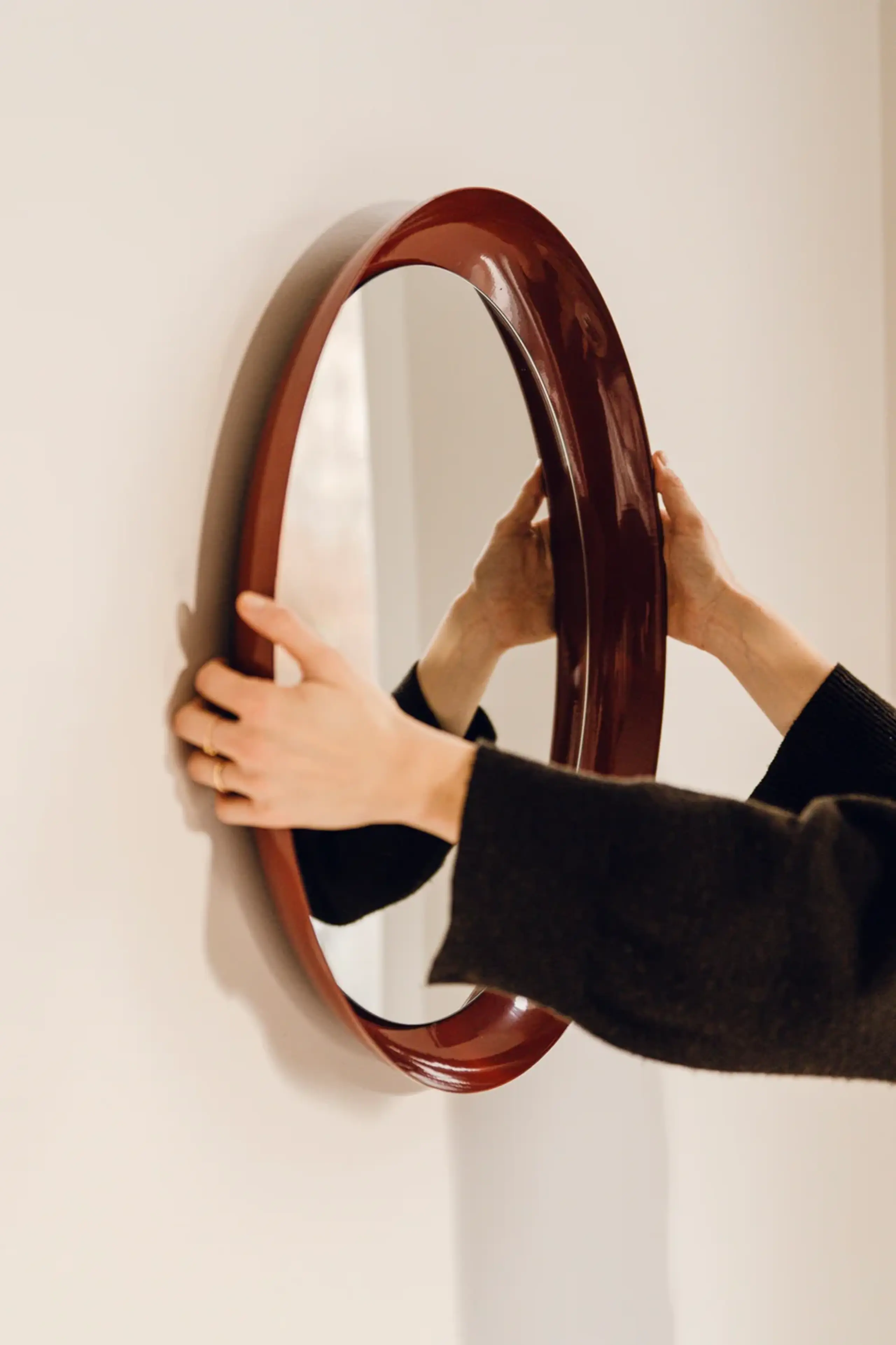 noo.ma - Mirror - Allo Mirror - Auburn Red