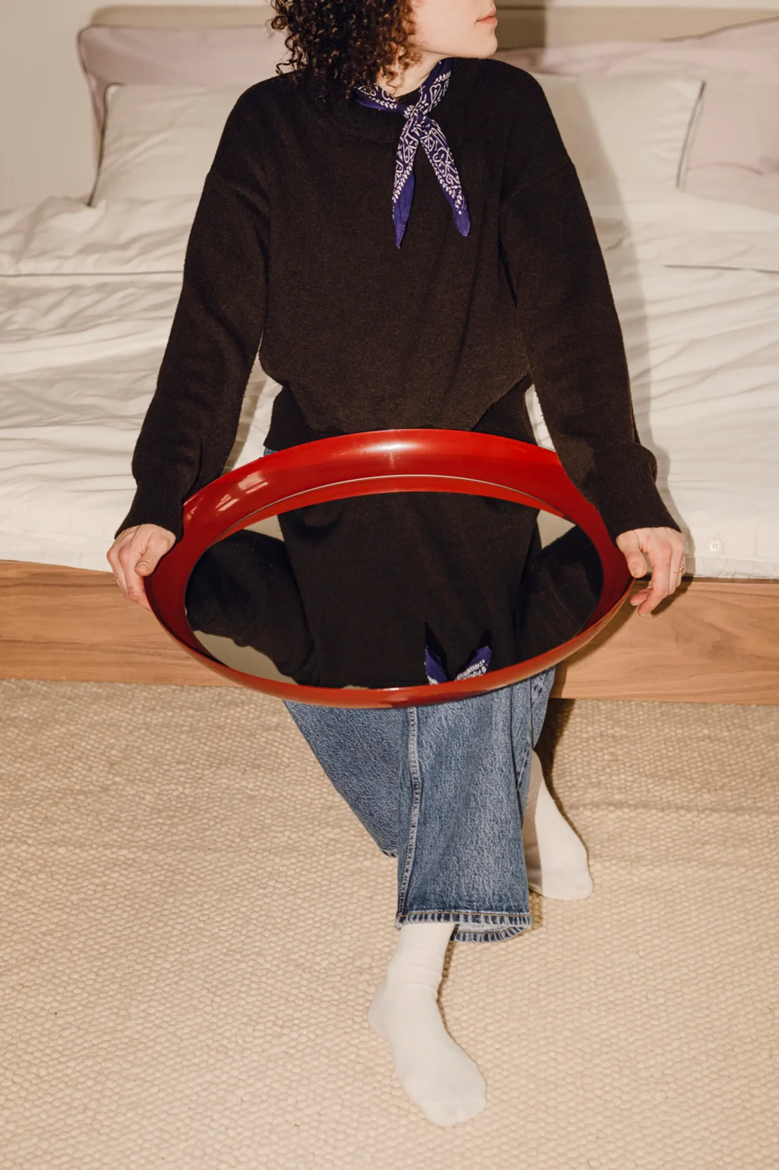 noo.ma - Mirror - Allo Mirror - Auburn Red