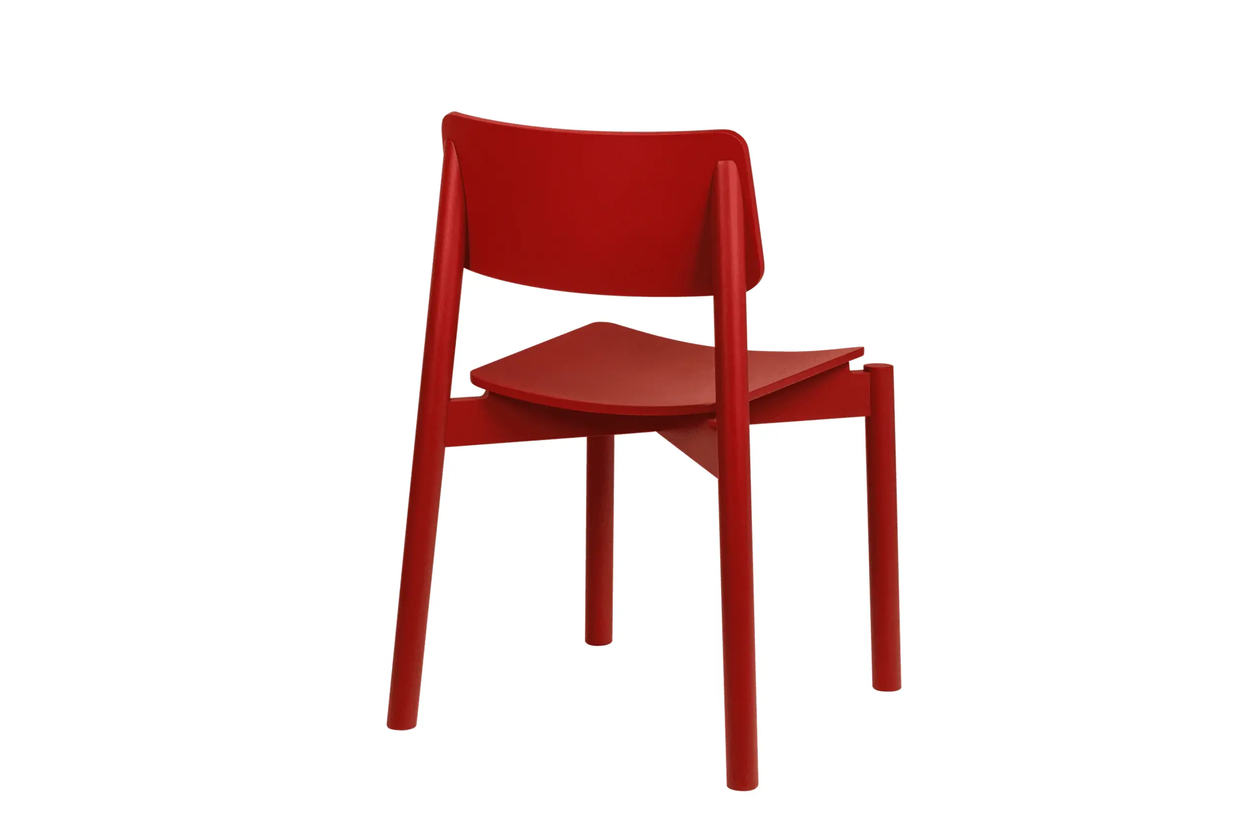noo.ma - Matstol - Wem Chair - Marron Red Wooden