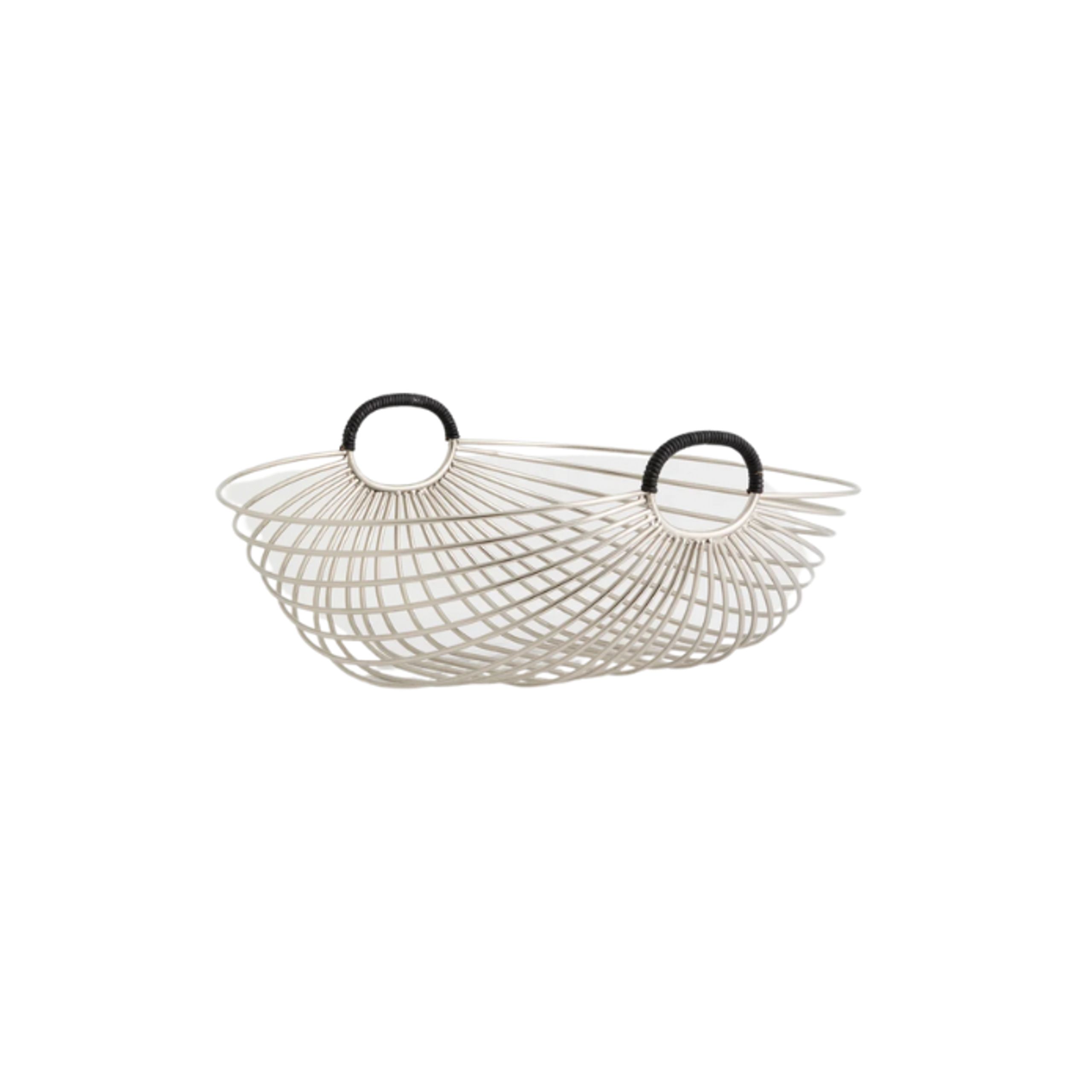 Nordal - Bread basket - Jaipur Basket W. Handles - Chrome finish