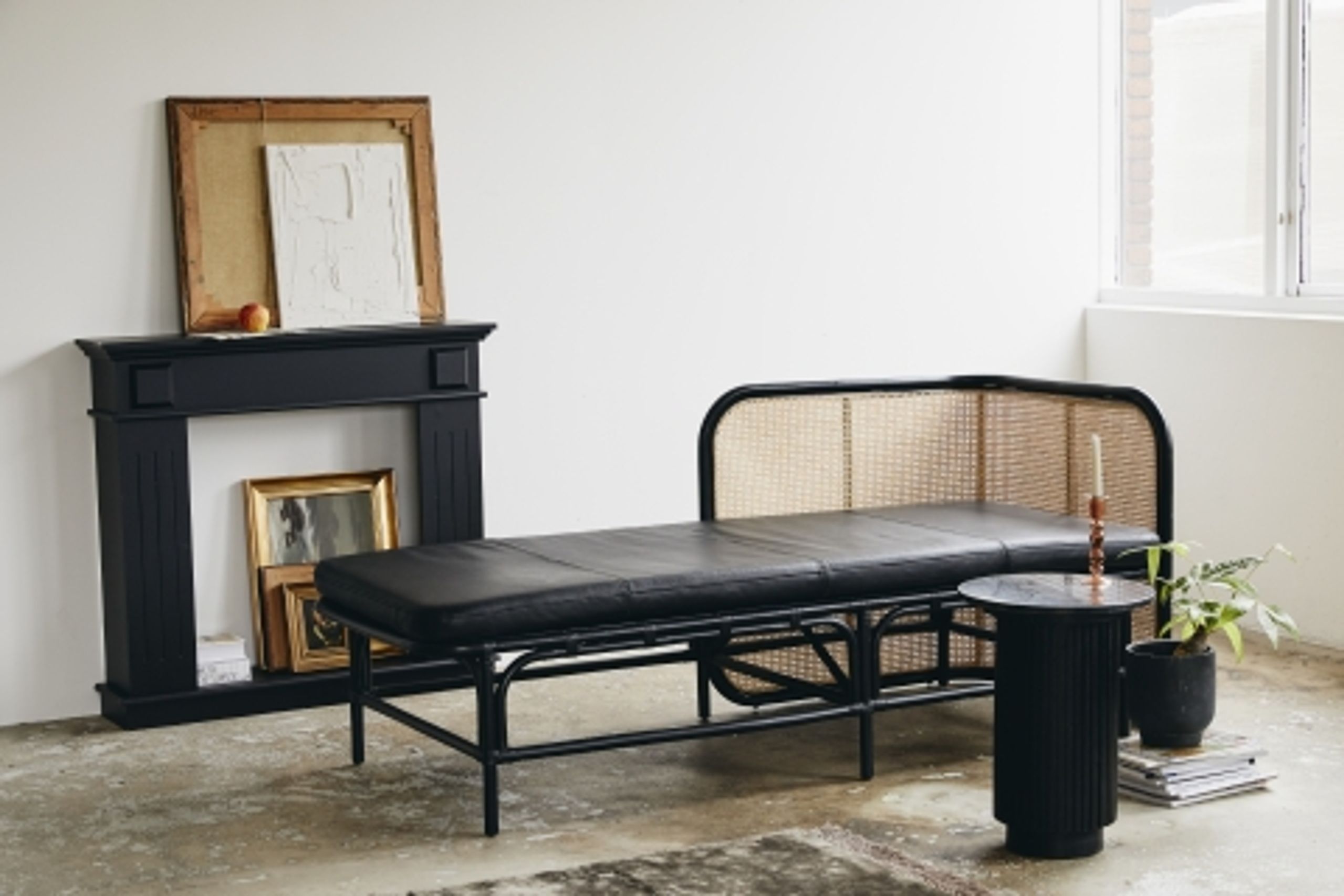Nordal - Daybed - GLOMMA day bed - Nature/Black