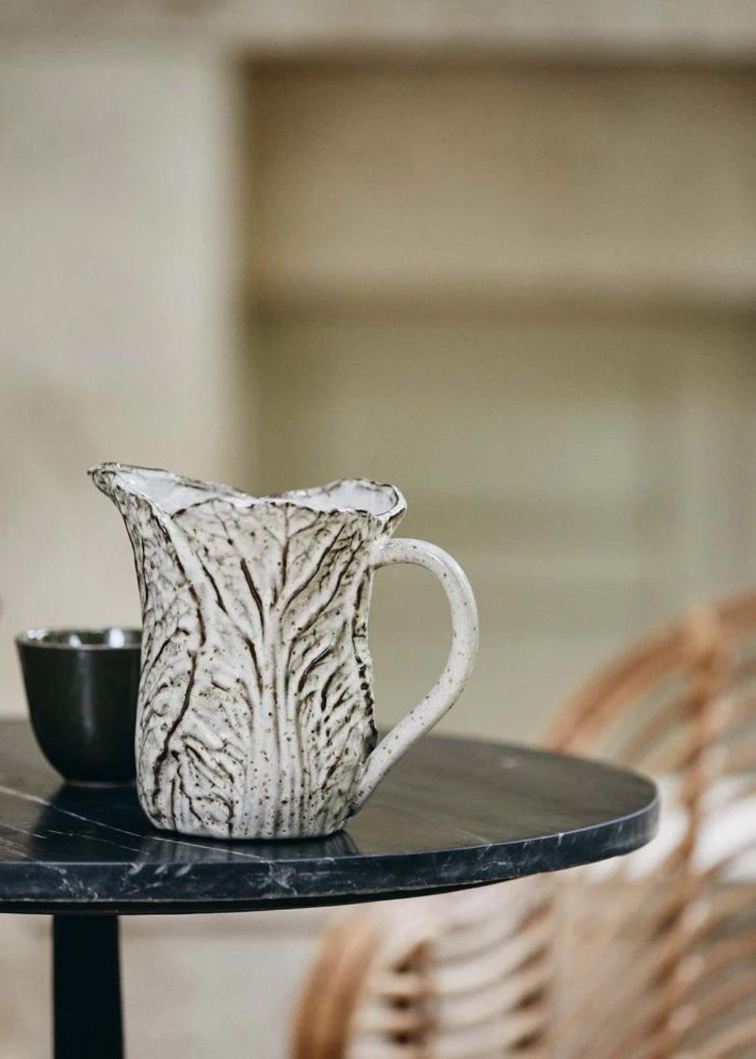 Nordal - Dzbanek - LEAFA JUG - Beige/stone - Medium