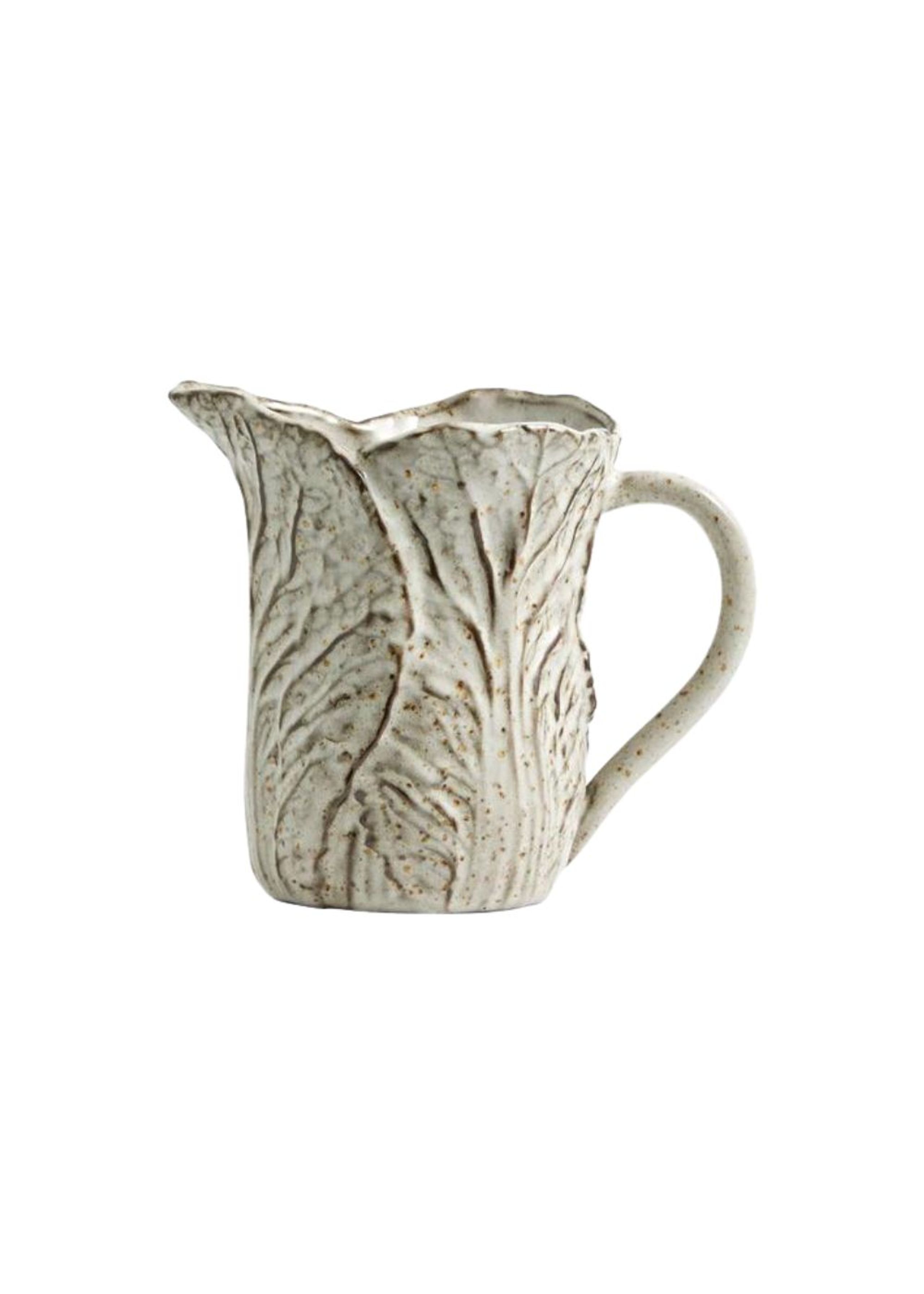 Nordal - Dzbanek - LEAFA JUG - Beige/stone - Medium