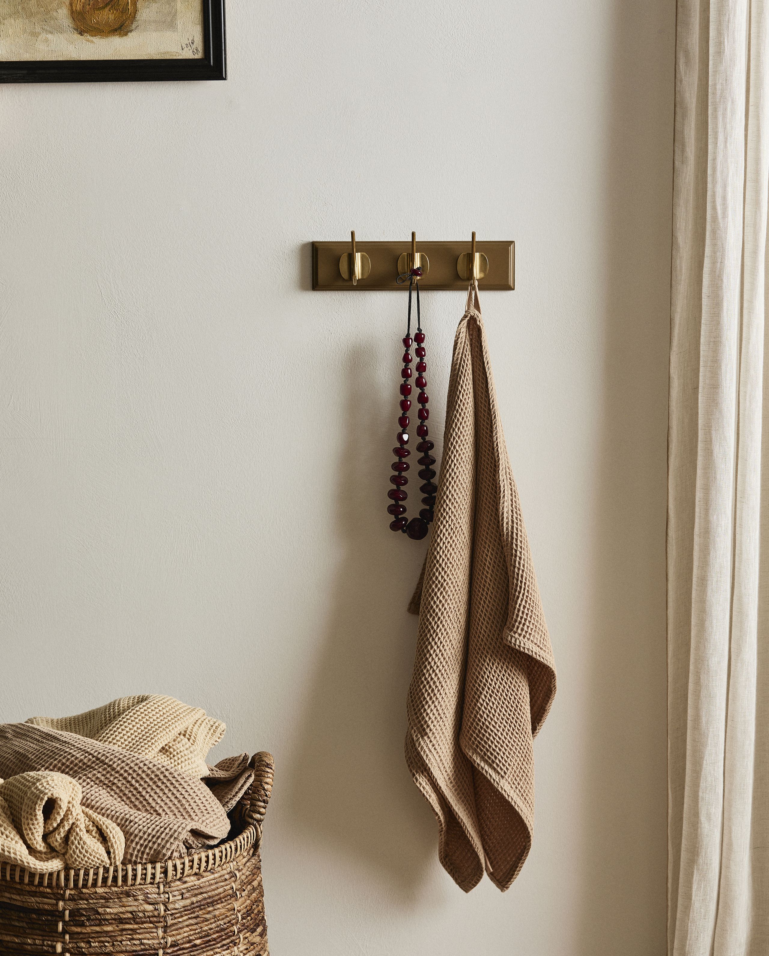 Nordal - Knager - EDGY coat rack - Matt camel - 3 hooks
