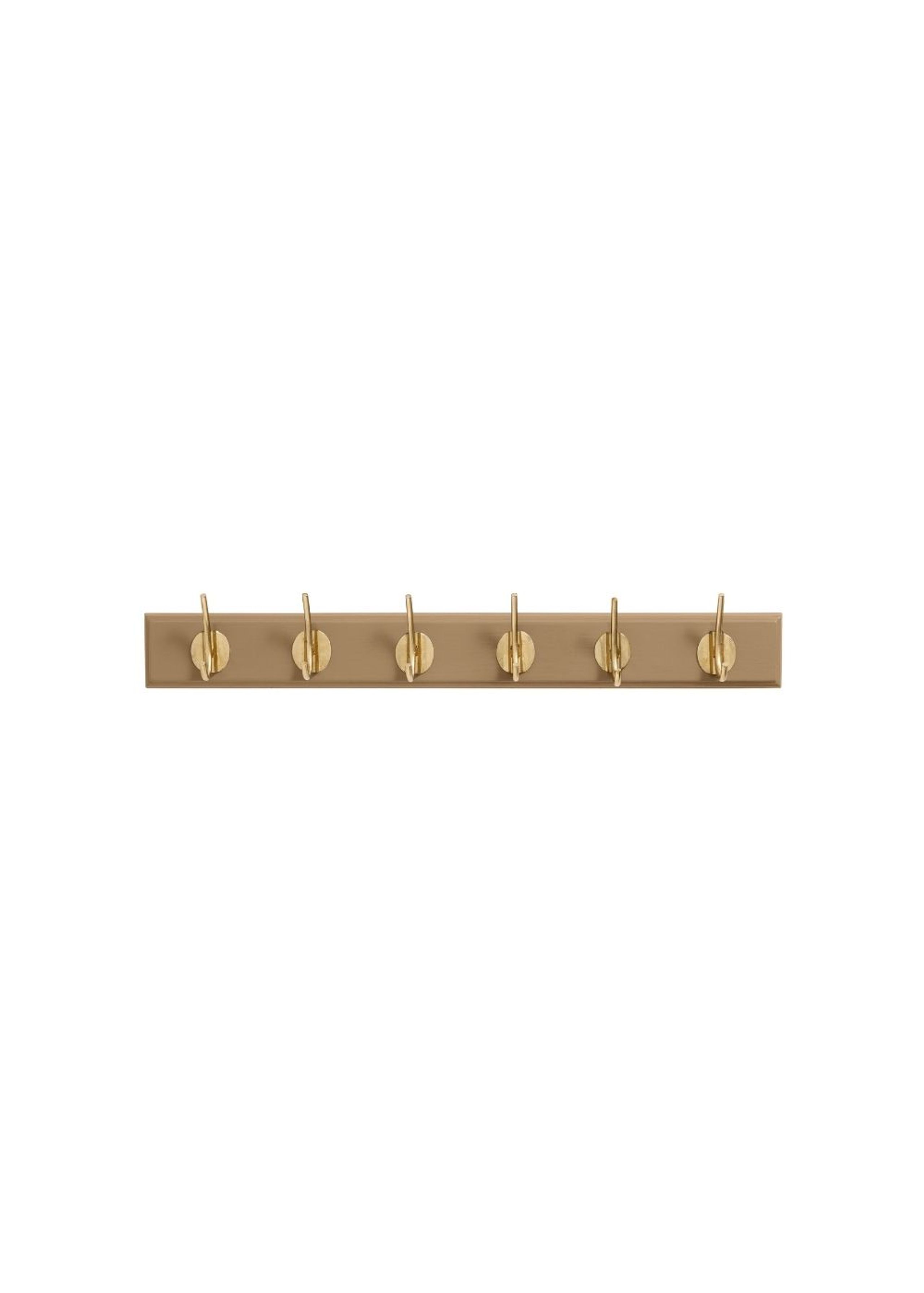 Nordal - Knager - EDGY coat rack - Matt Camel - 6 hooks