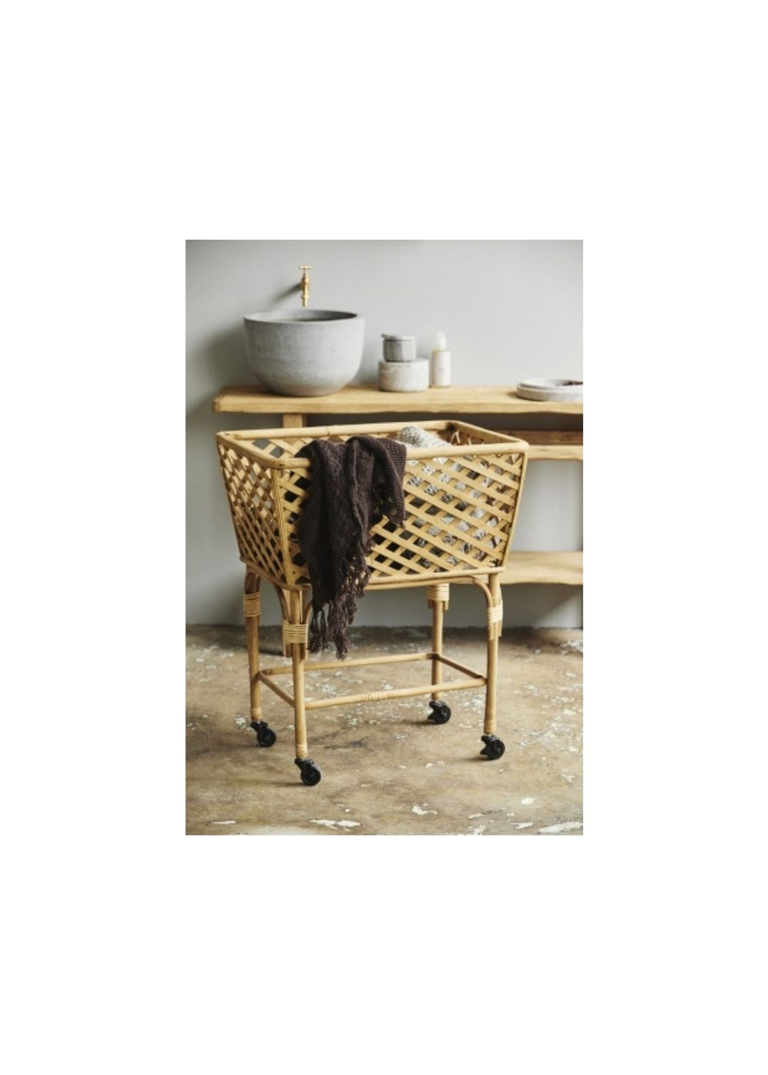 Nordal - Panier - ARVI square basket - Nature