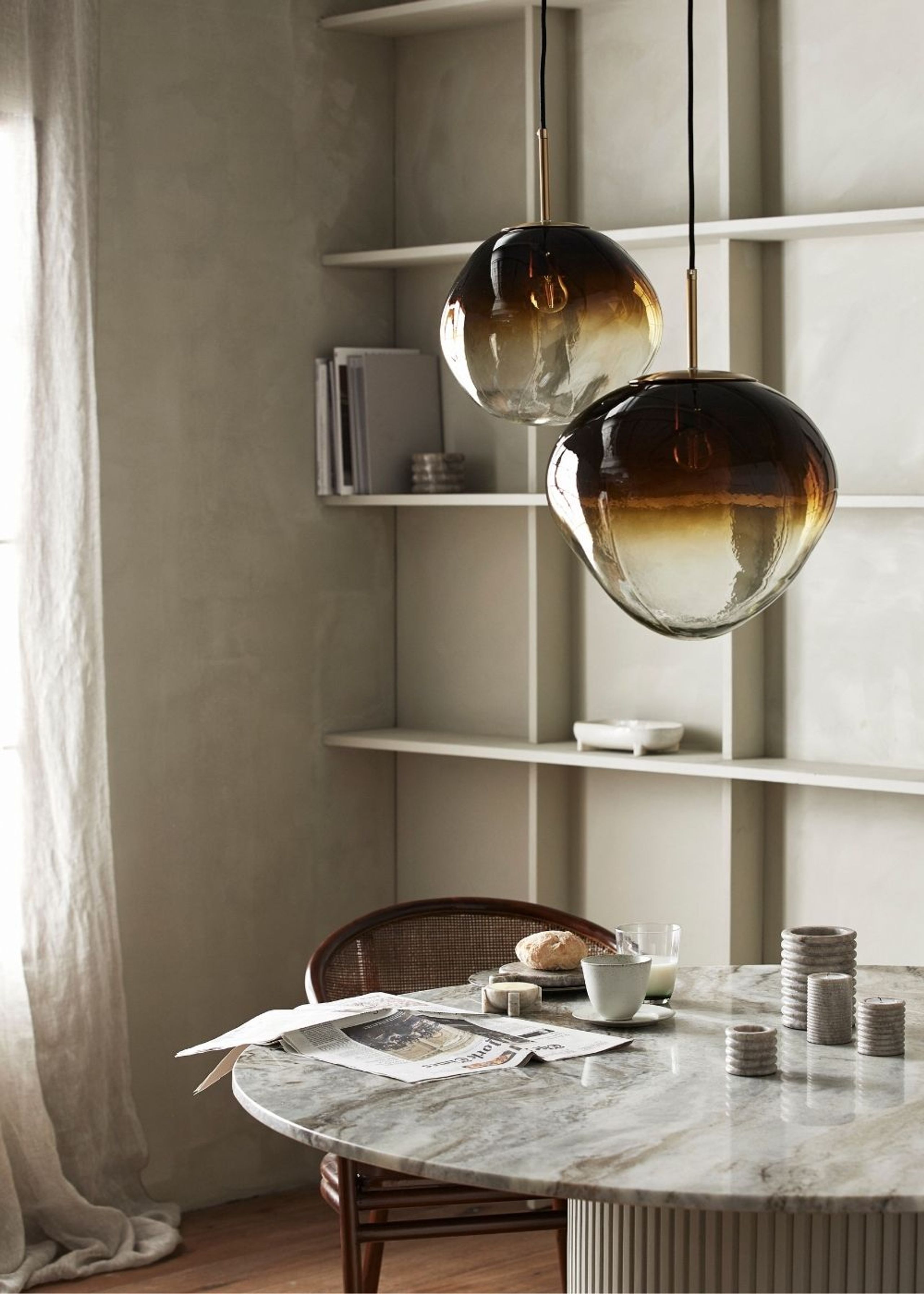 Nordal - Lamp - EDFU Pendant - Brun