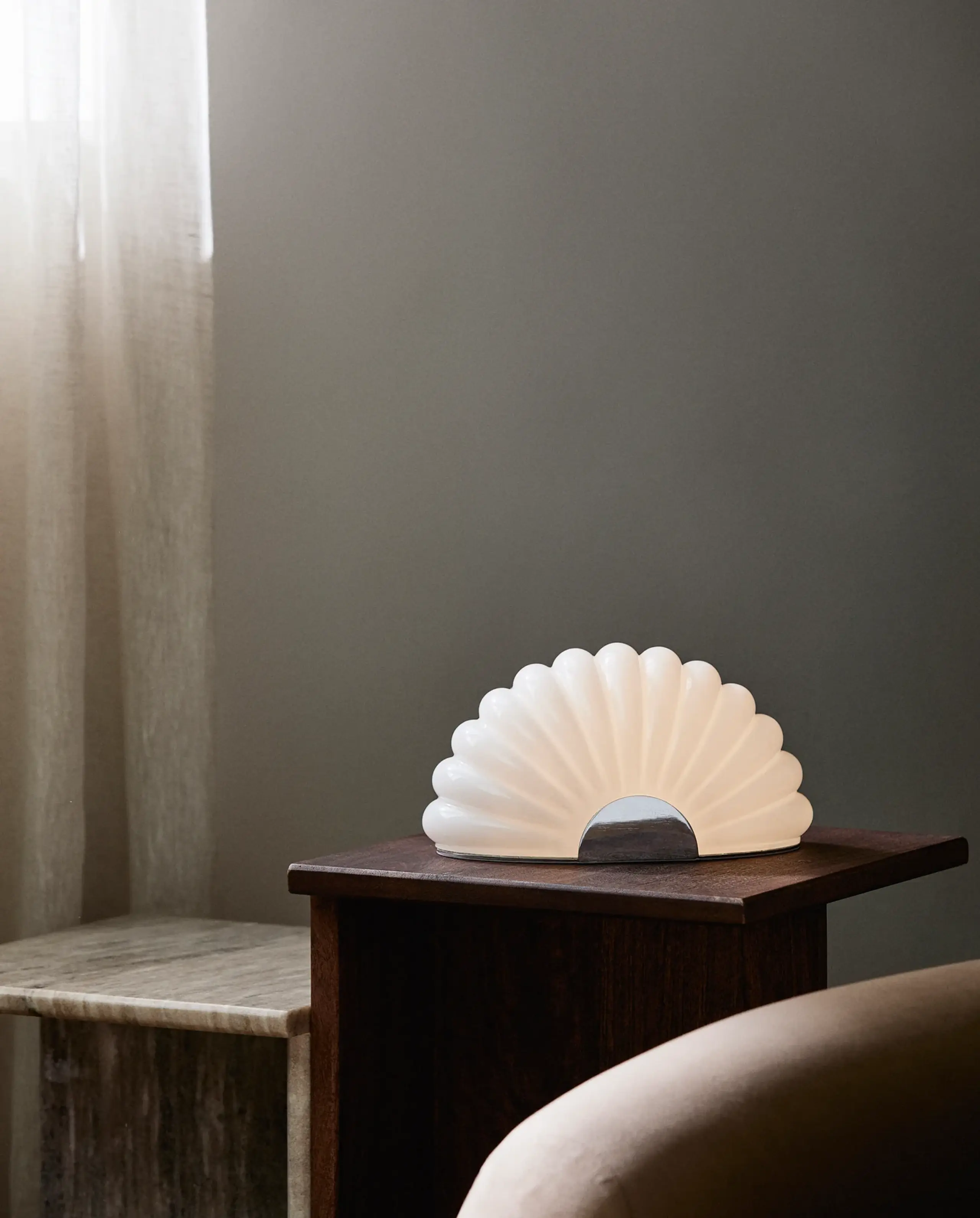 Nordal - Lamp - Chia Lamp - CHIA lamp w. chrome - white