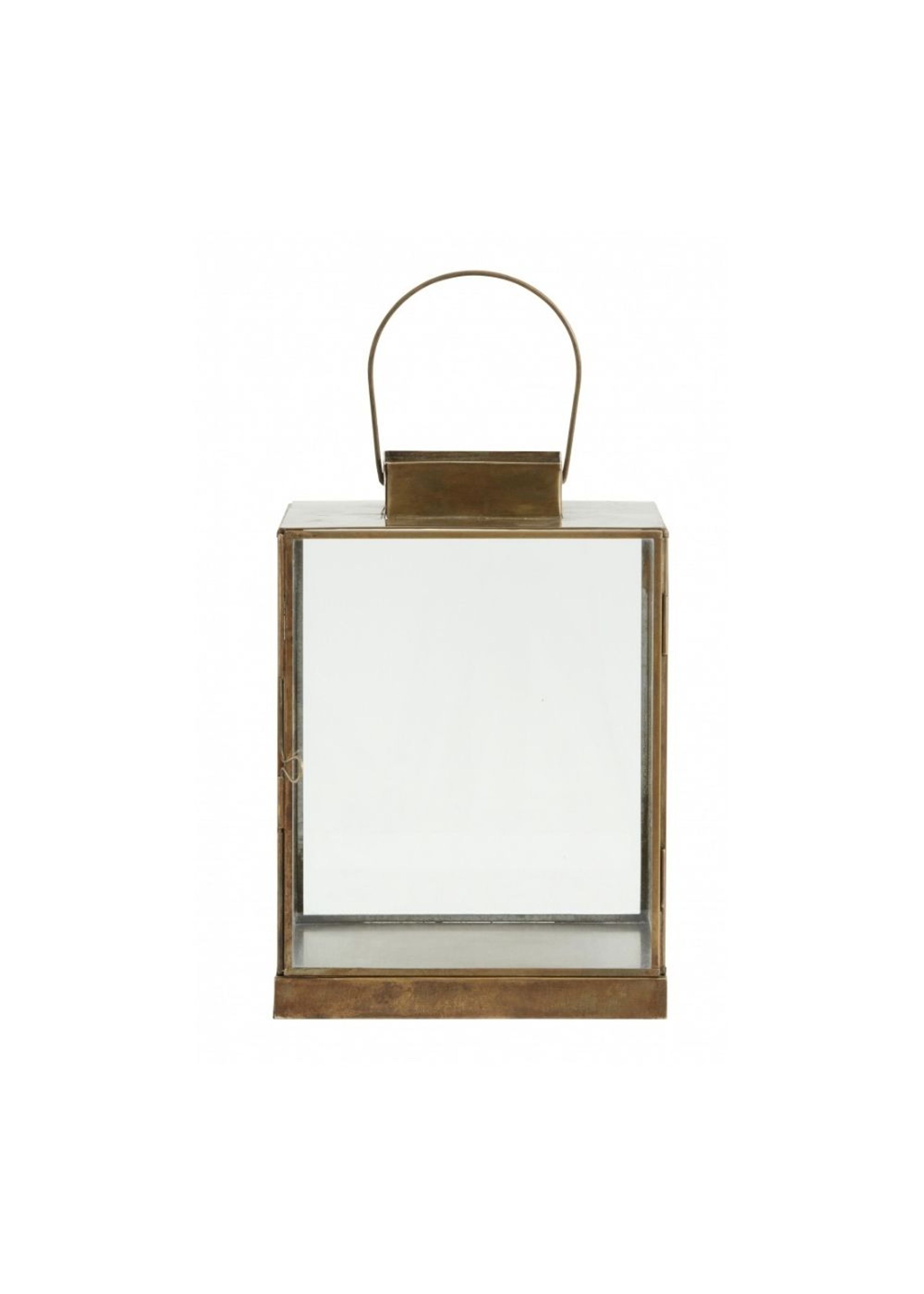 Nordal - Laterne - ANTIQUE lantern w/flat top - Gold
