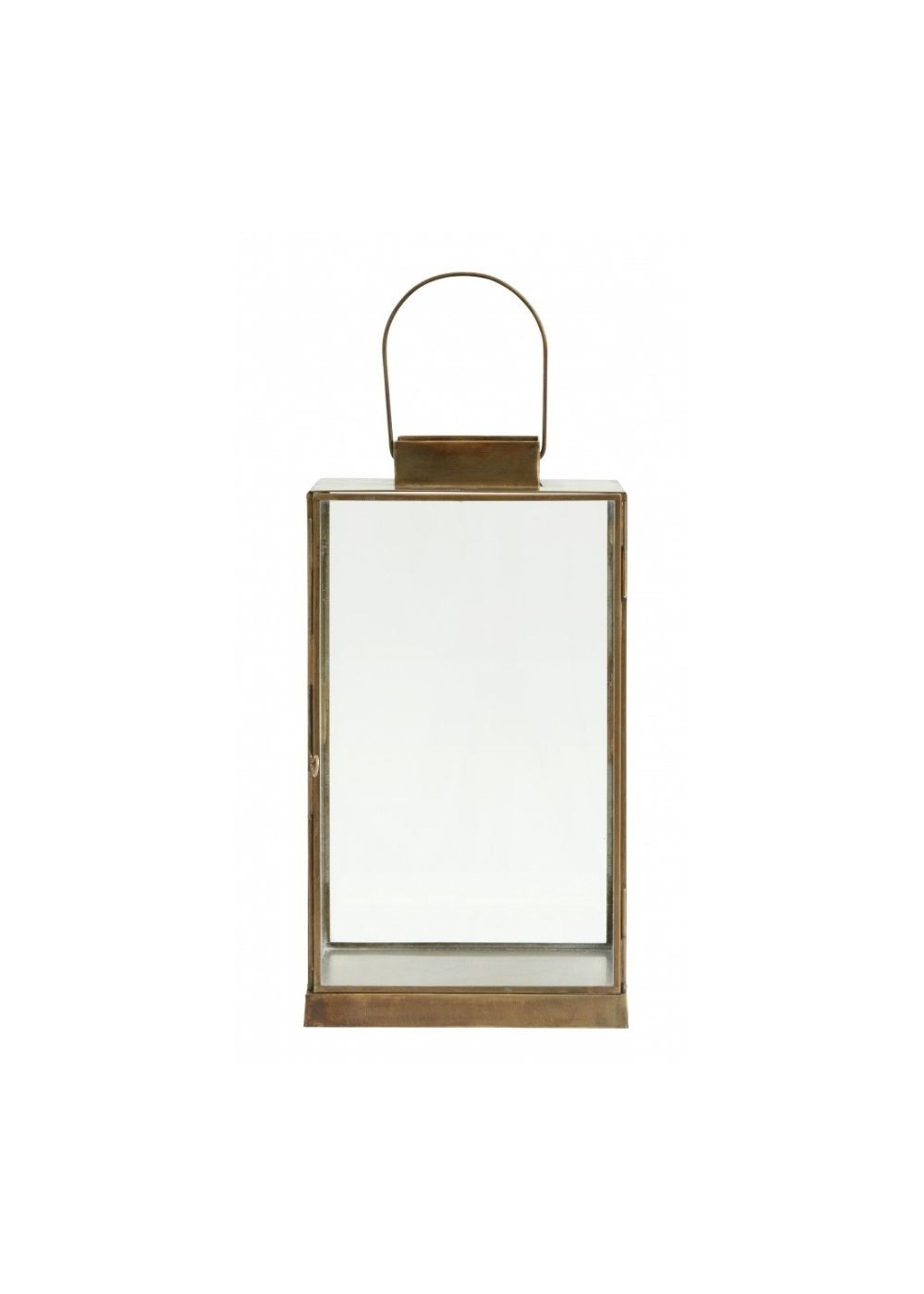 Nordal - Laterne - ANTIQUE lantern w/flat top - Gold