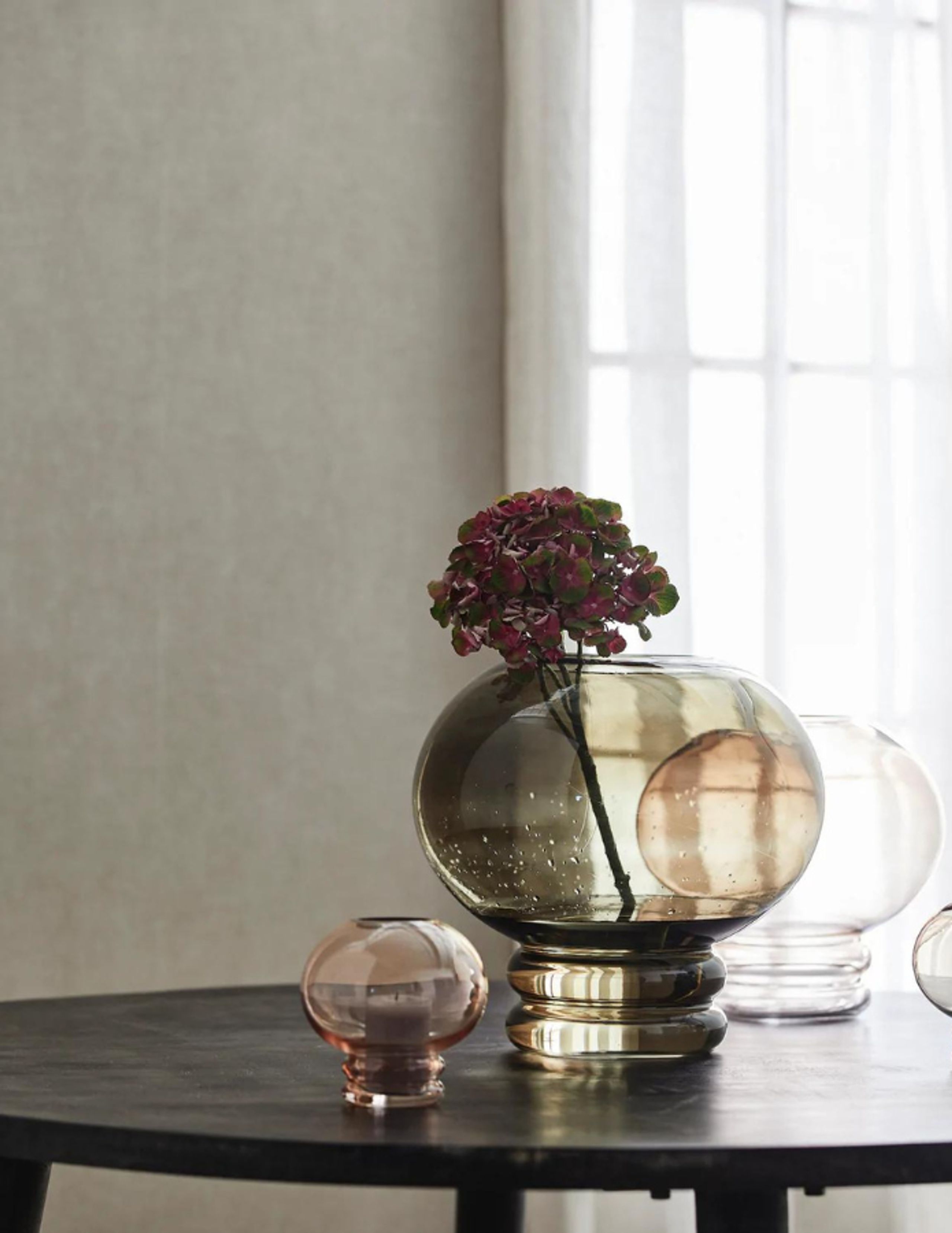 Nordal - Candlestick - Goli Candleholder - Light Rose - Medium