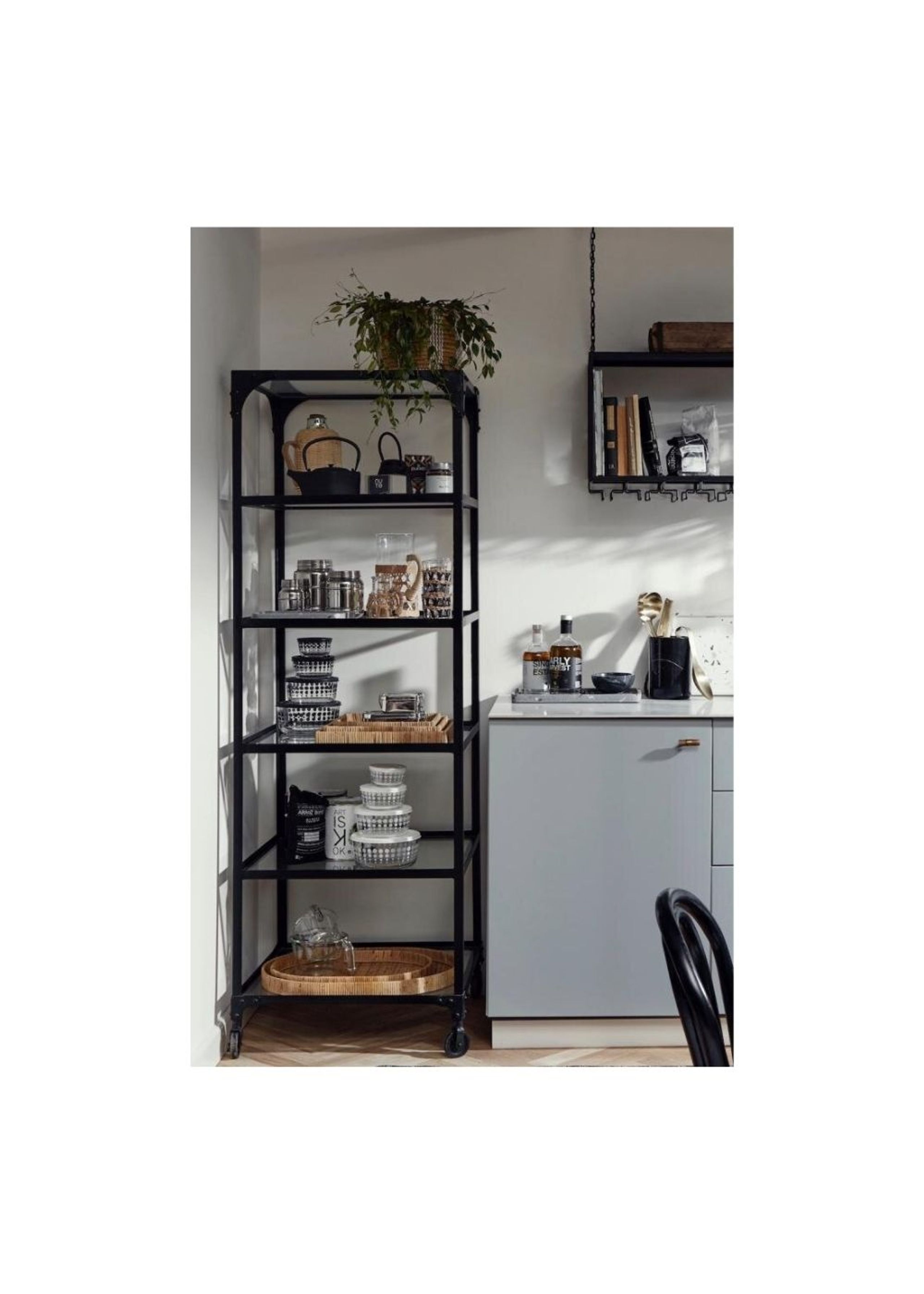 Nordal - Odměrka - MEASURE cup - Clear/Black Print