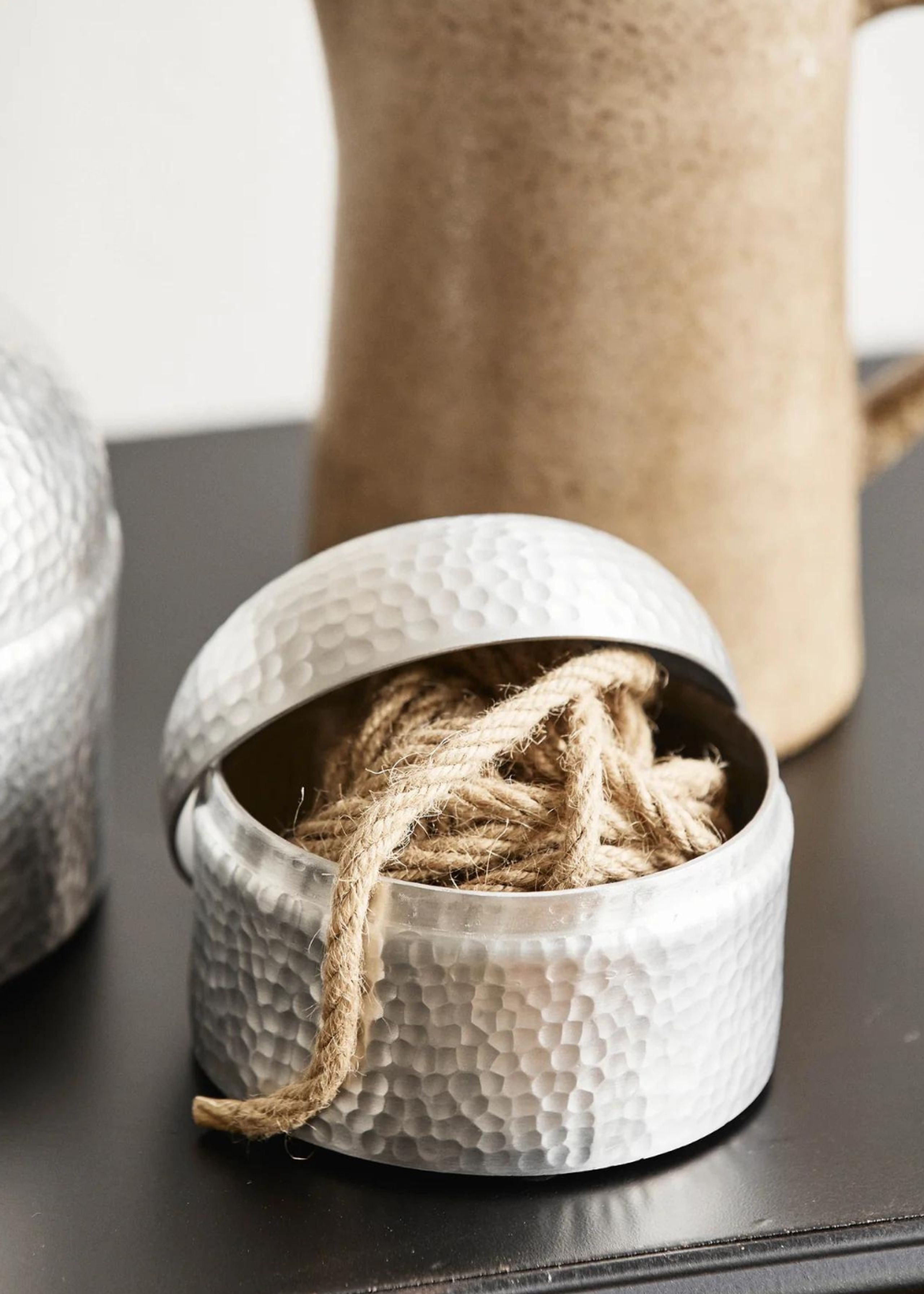 Nordal - Storage boxes - Macau - Aluminum S - chrome finish