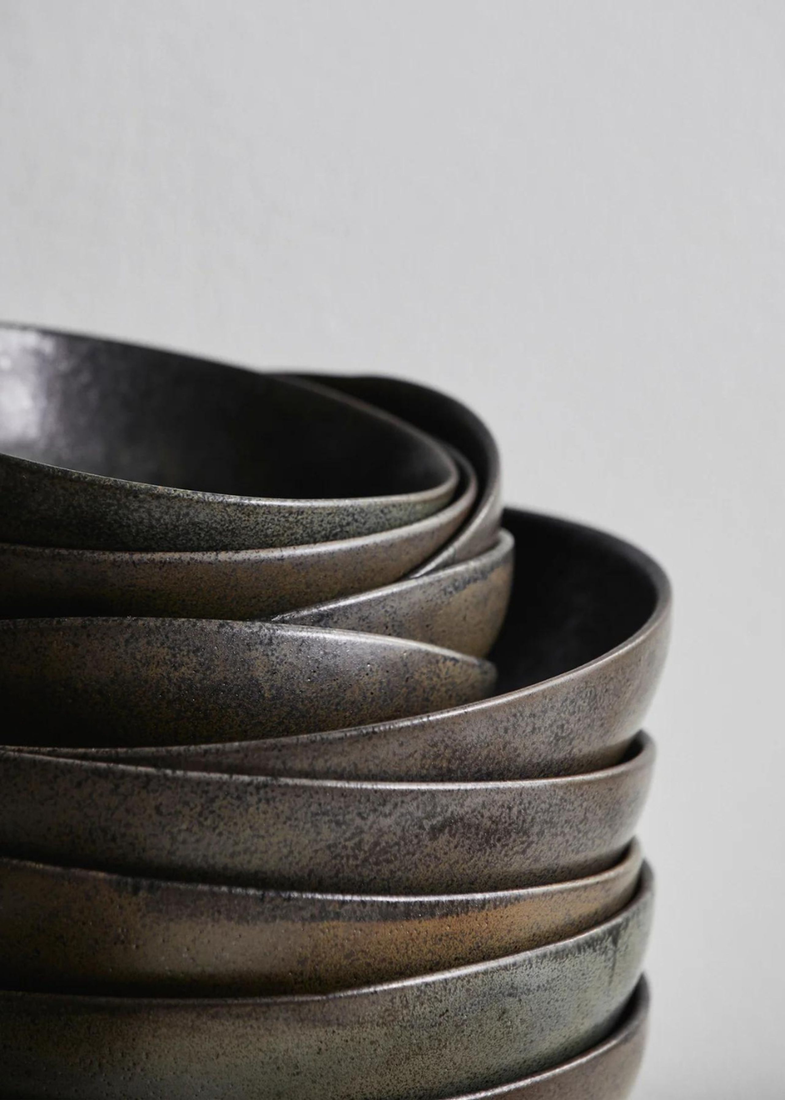 Nordal - Servierschüssel - Inez bowl - Medium, black