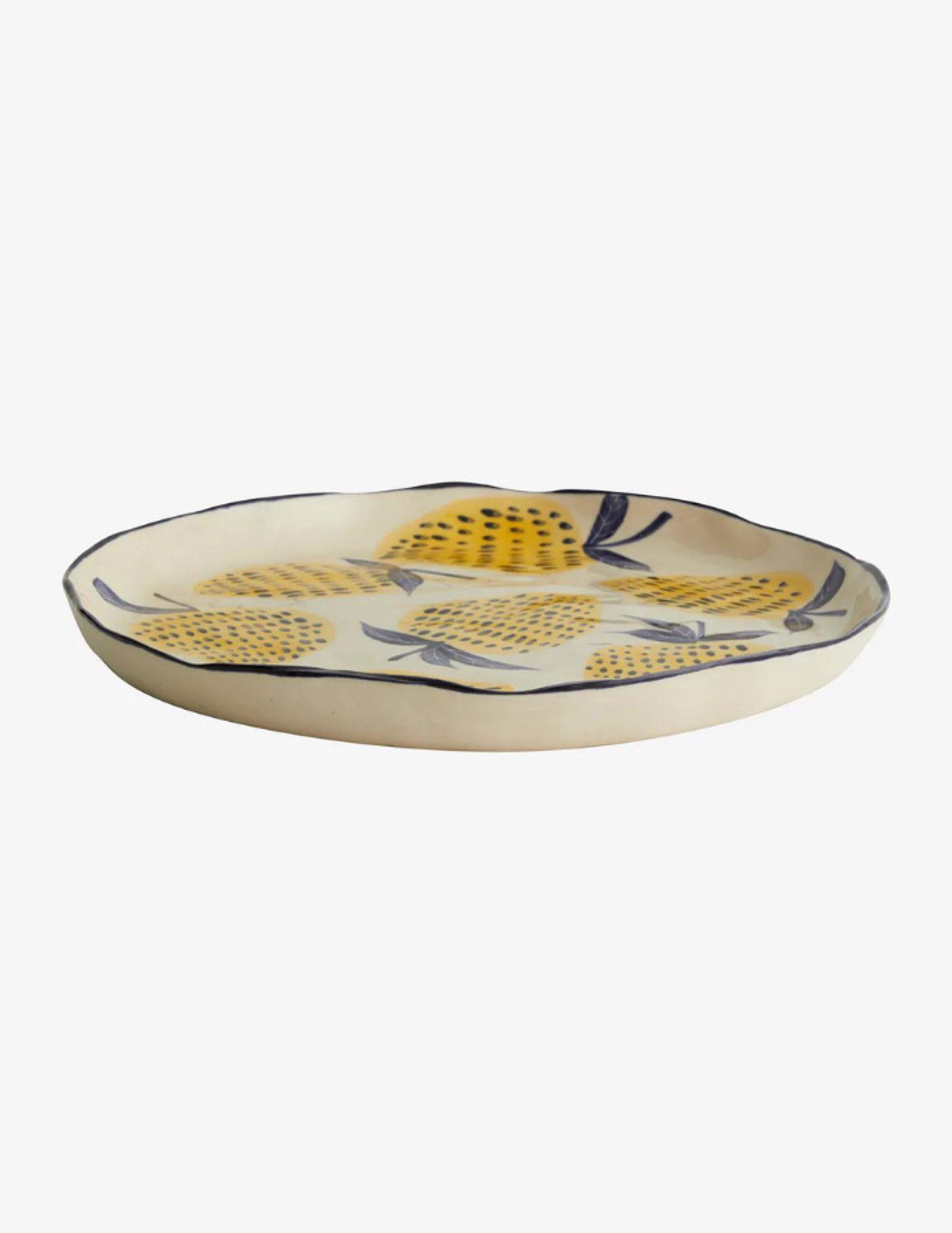 Nordal - Bowl - Mulling Bowl - Off White/Blue/Yellow