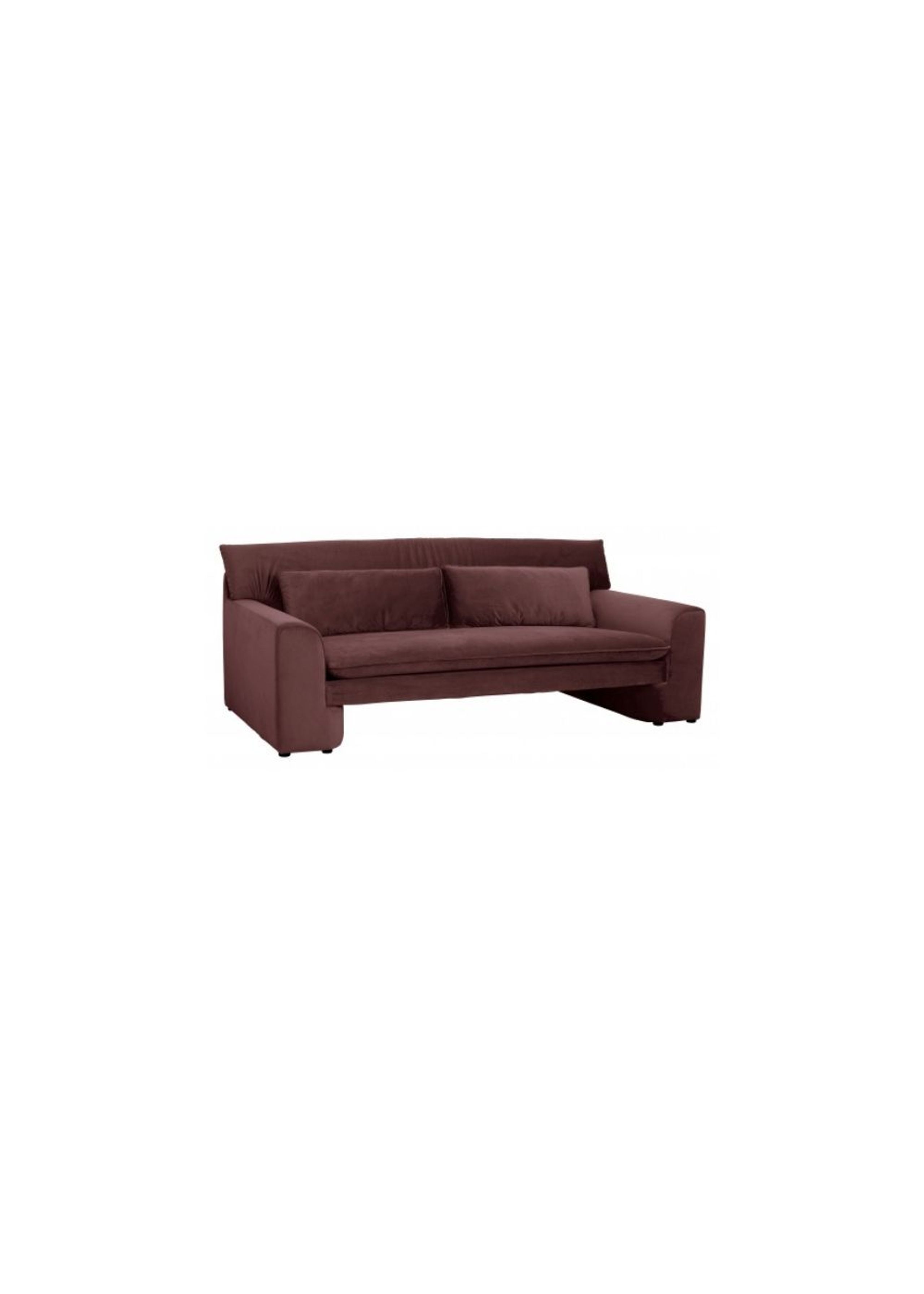Nordal - Couch - GEO sofa - Burgundy