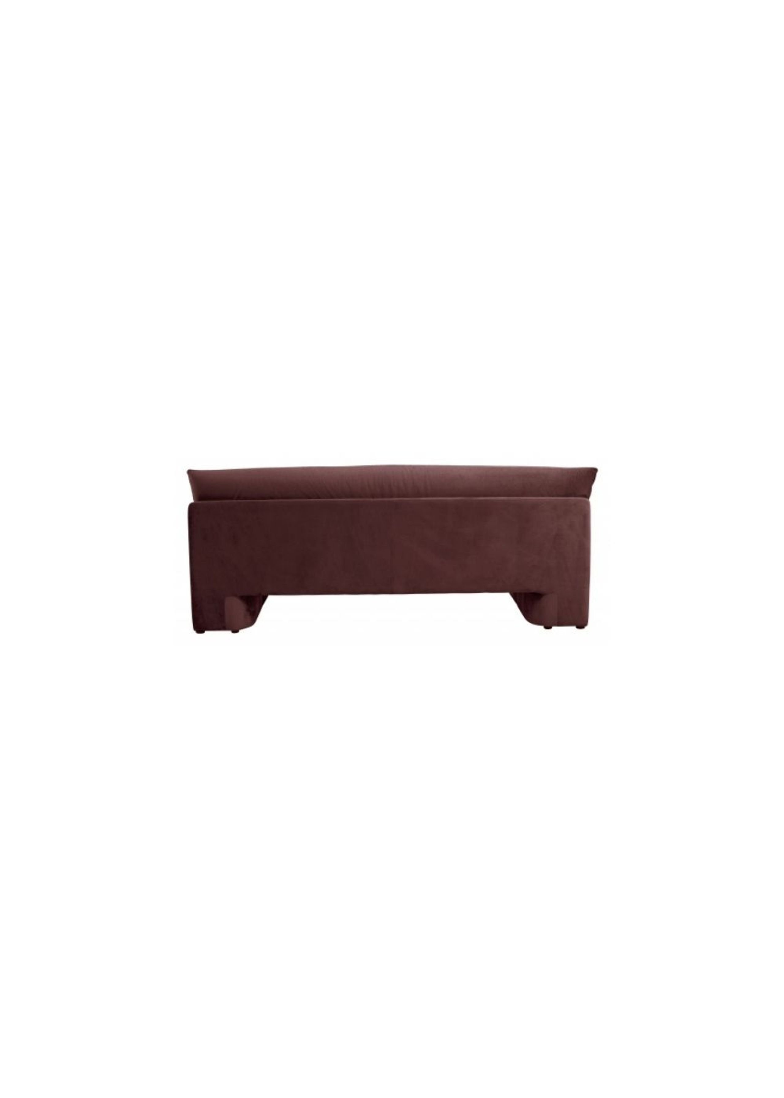 Nordal - Couch - GEO sofa - Burgundy
