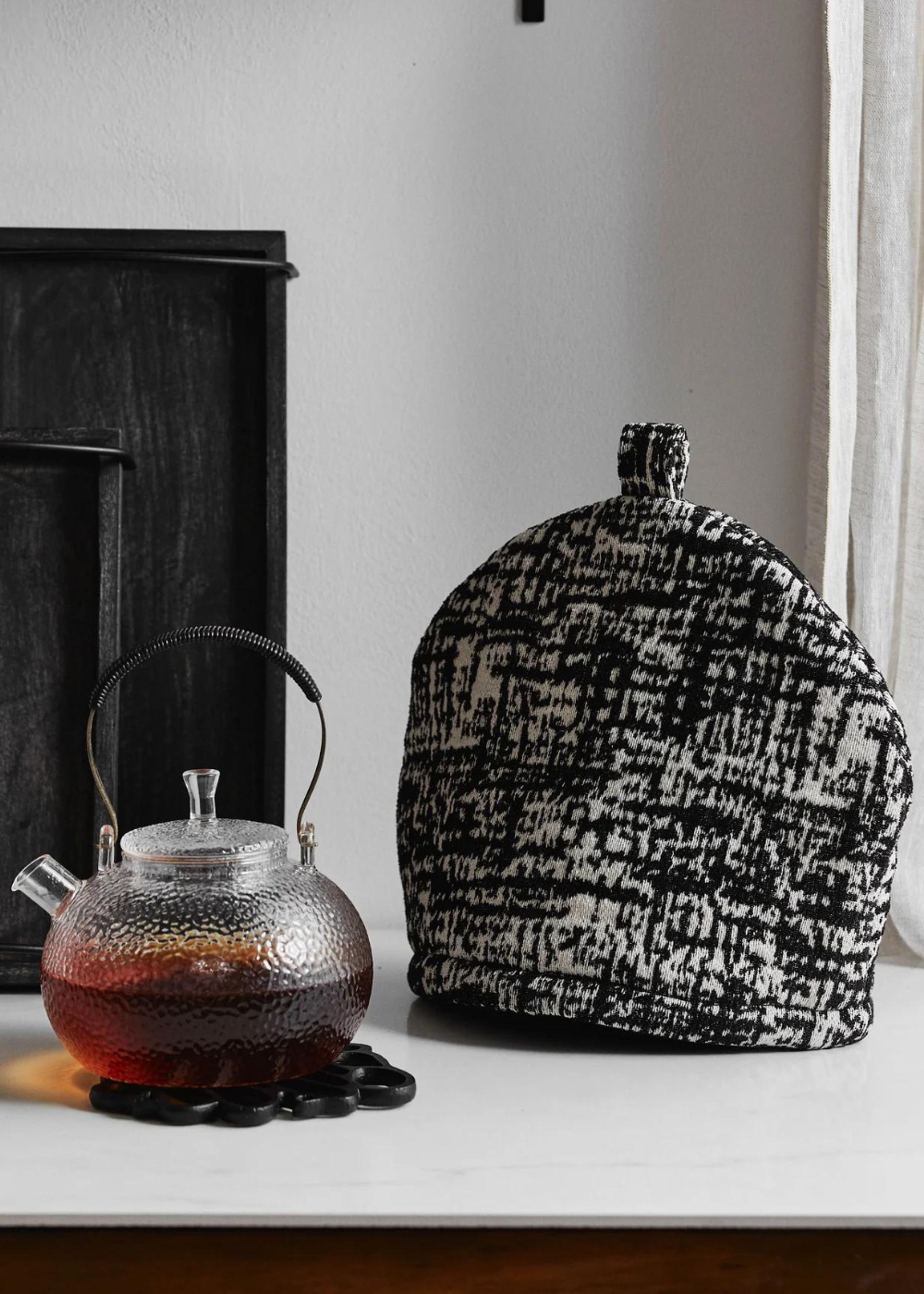 Nordal - Bouchon de thé/café - Rosis - Black/white