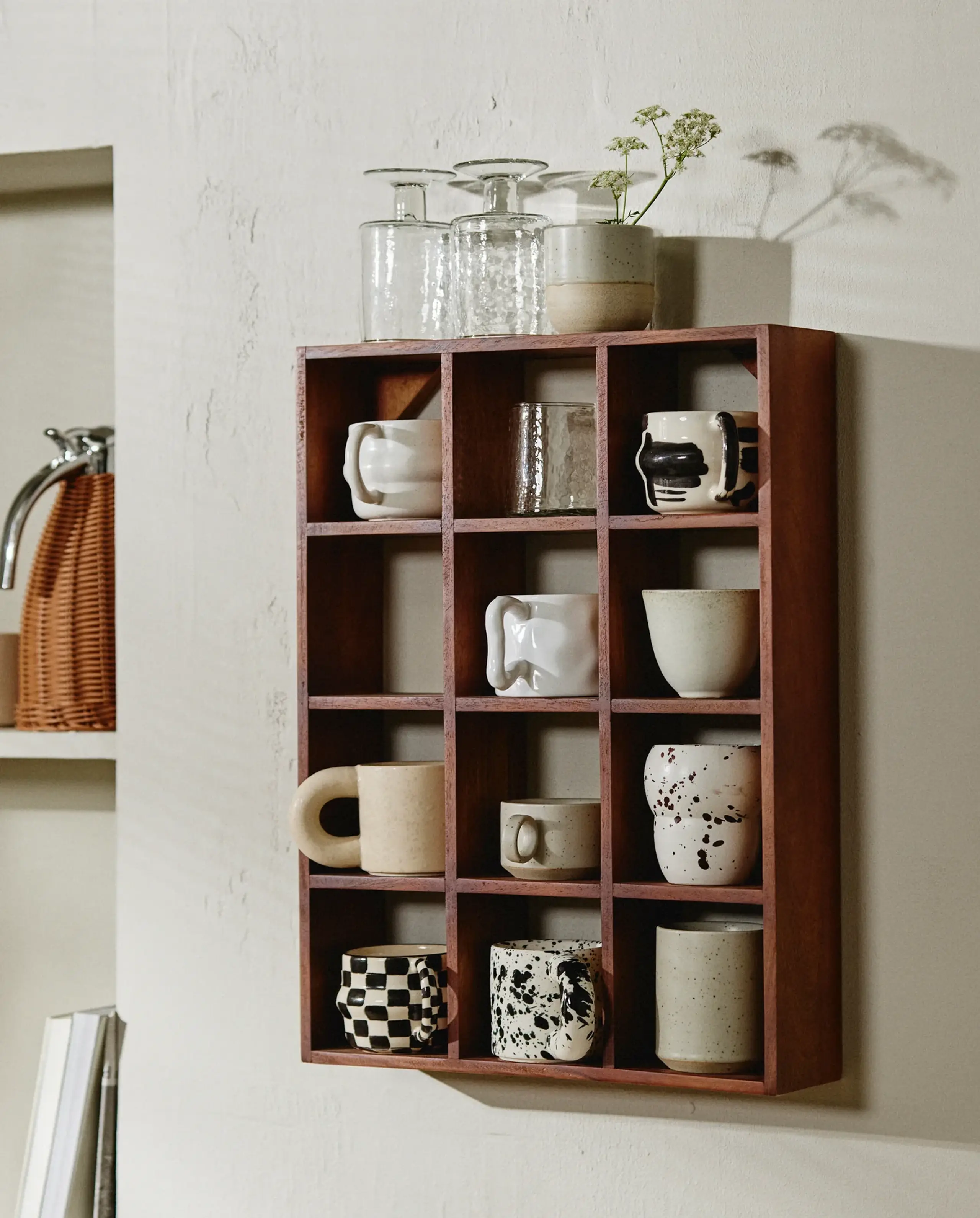 Nordal - Wood - Ossa Cup Shelf - M - nature