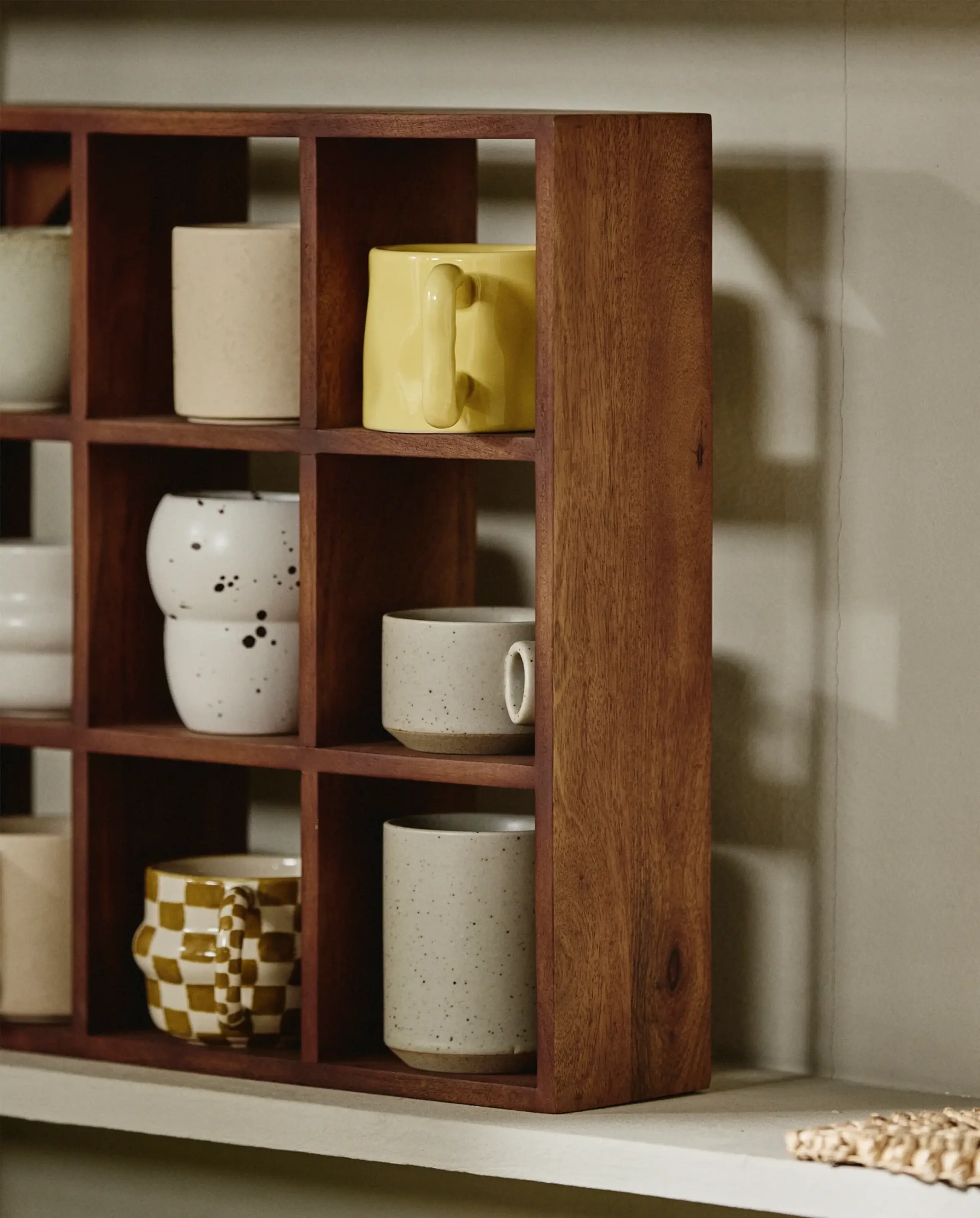 Nordal - Wood - Ossa Cup Shelf - S - nature