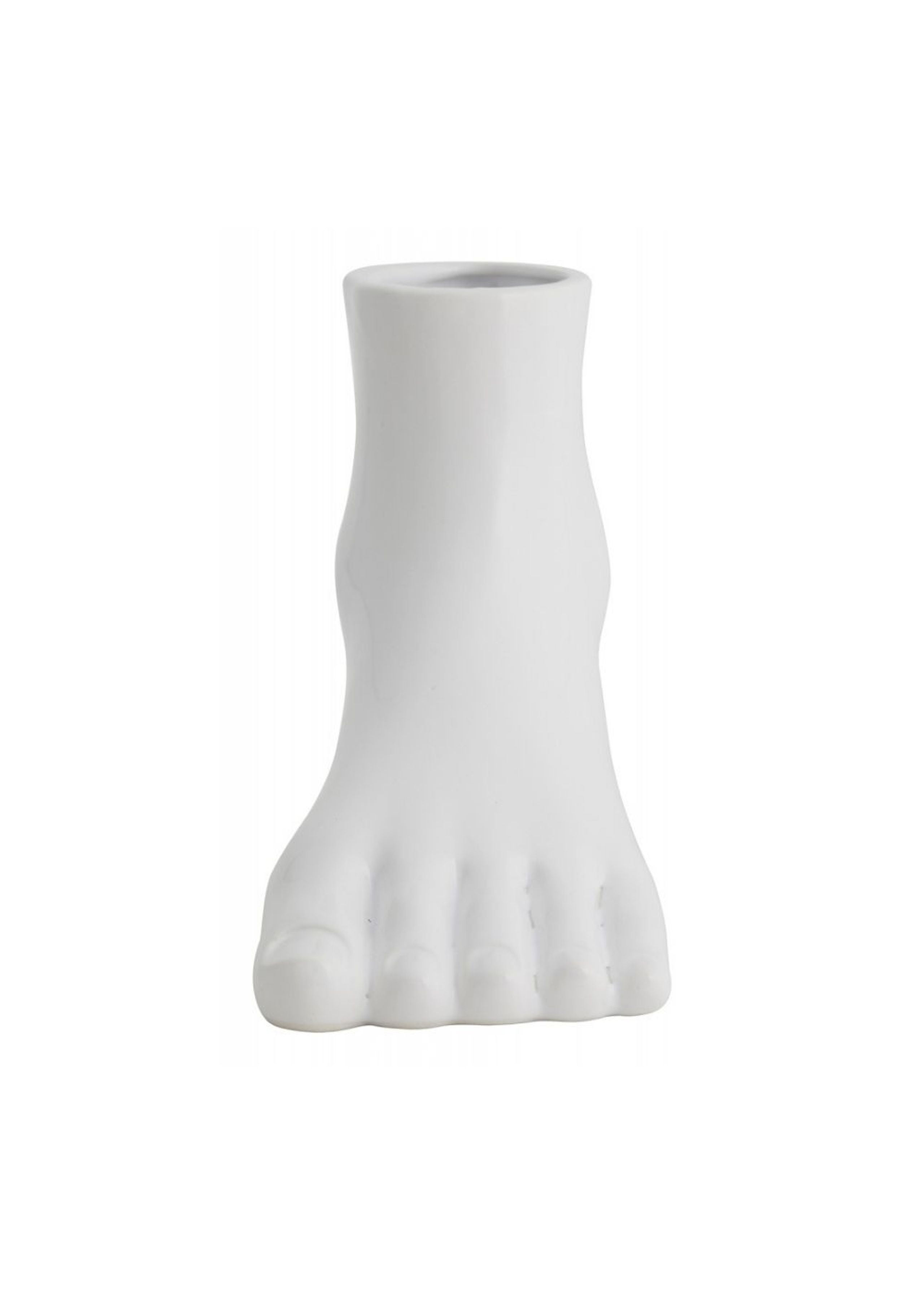 Nordal - Vase - ARUBA foot - White
