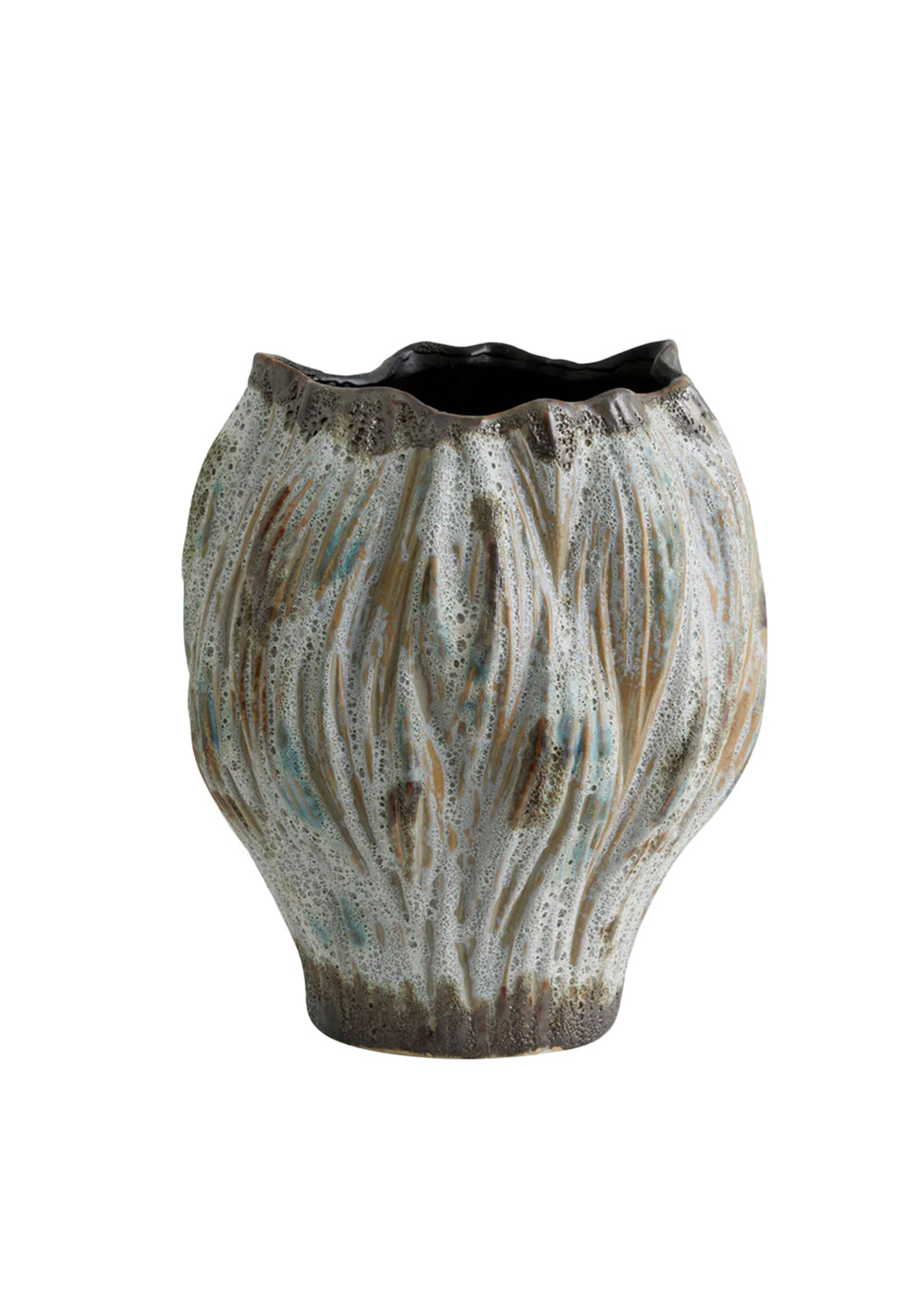 Nordal - Vase - Henry Vase - Brown/Green/White S